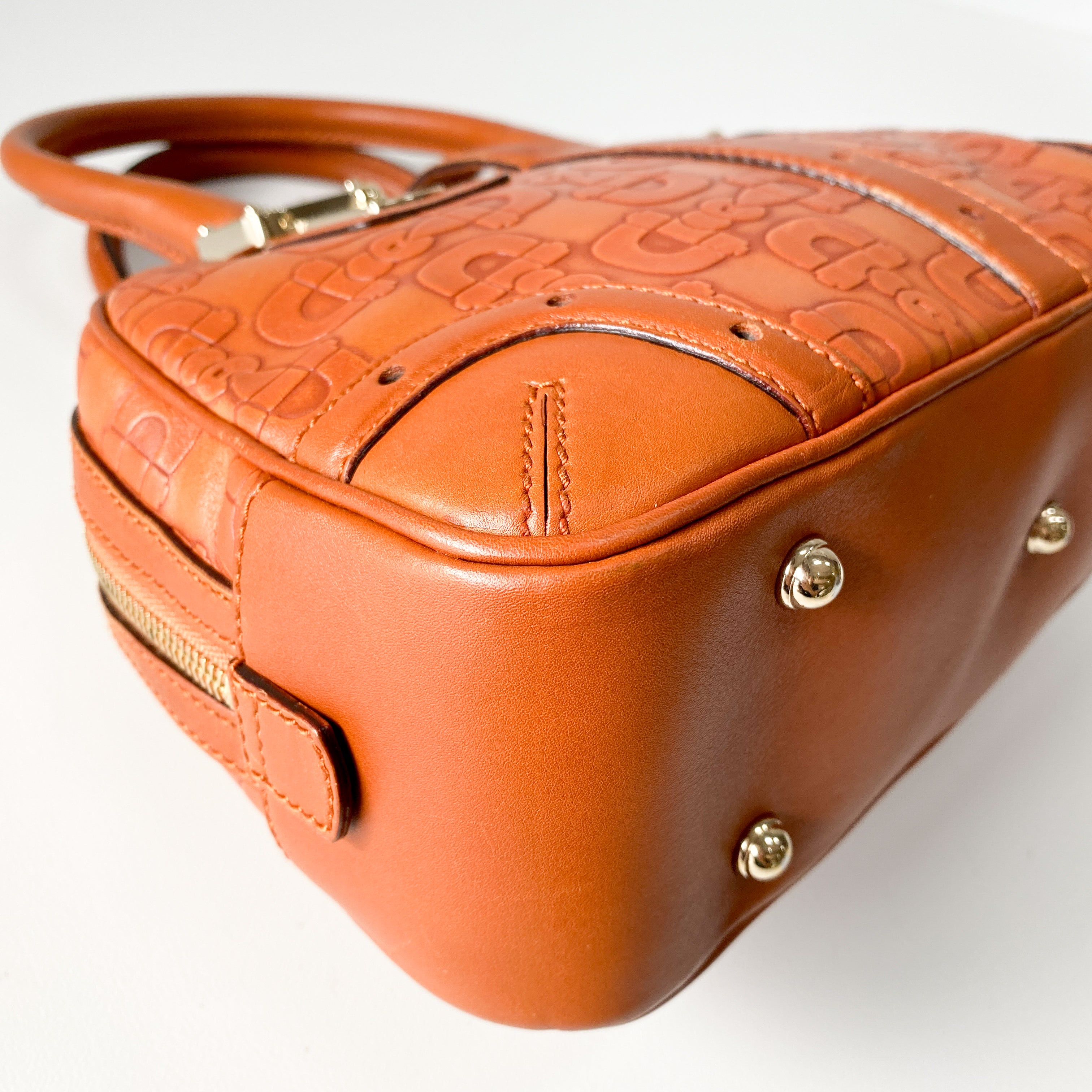 Horsebit Brown Leather Handbag