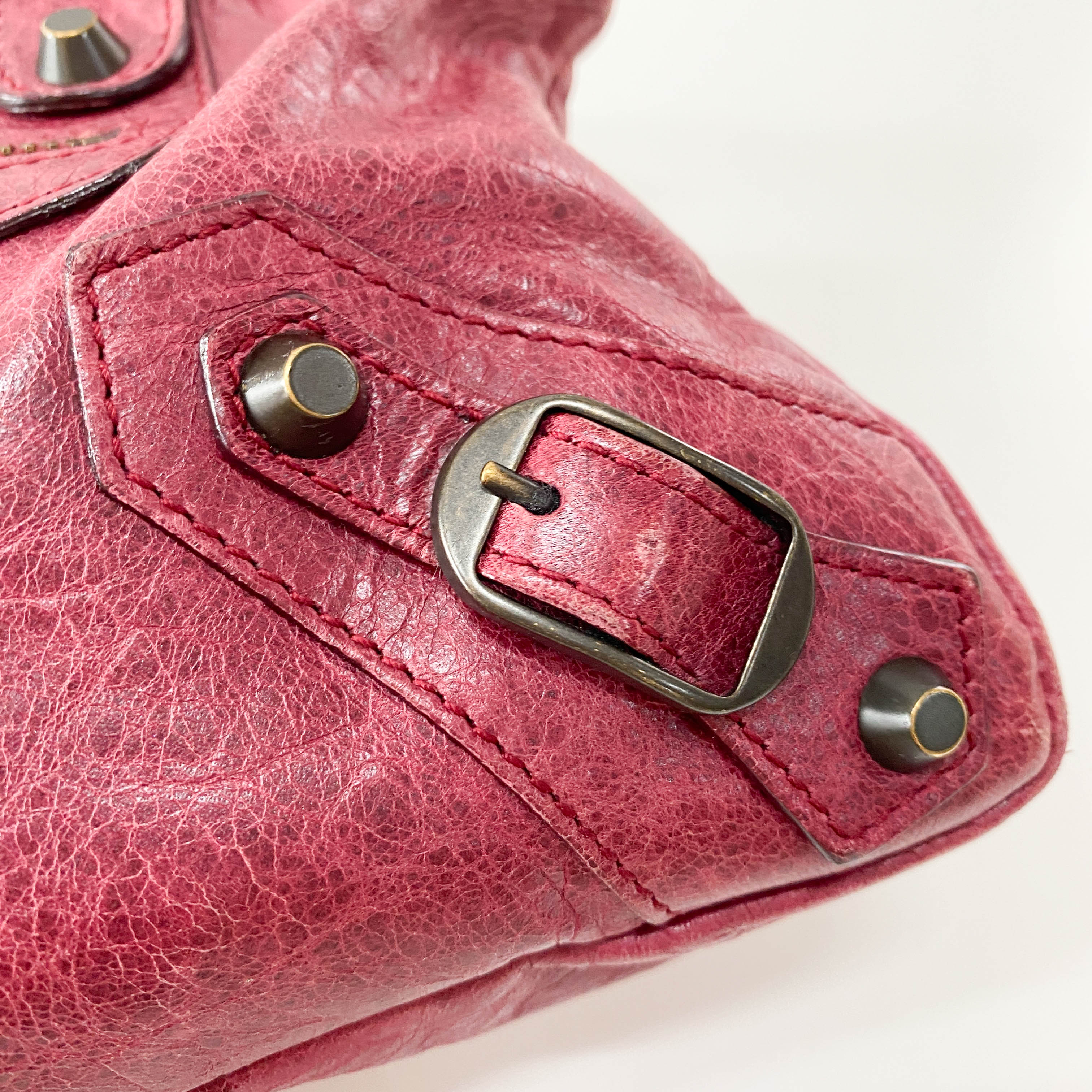 The First Bourdeaux Leather Bag