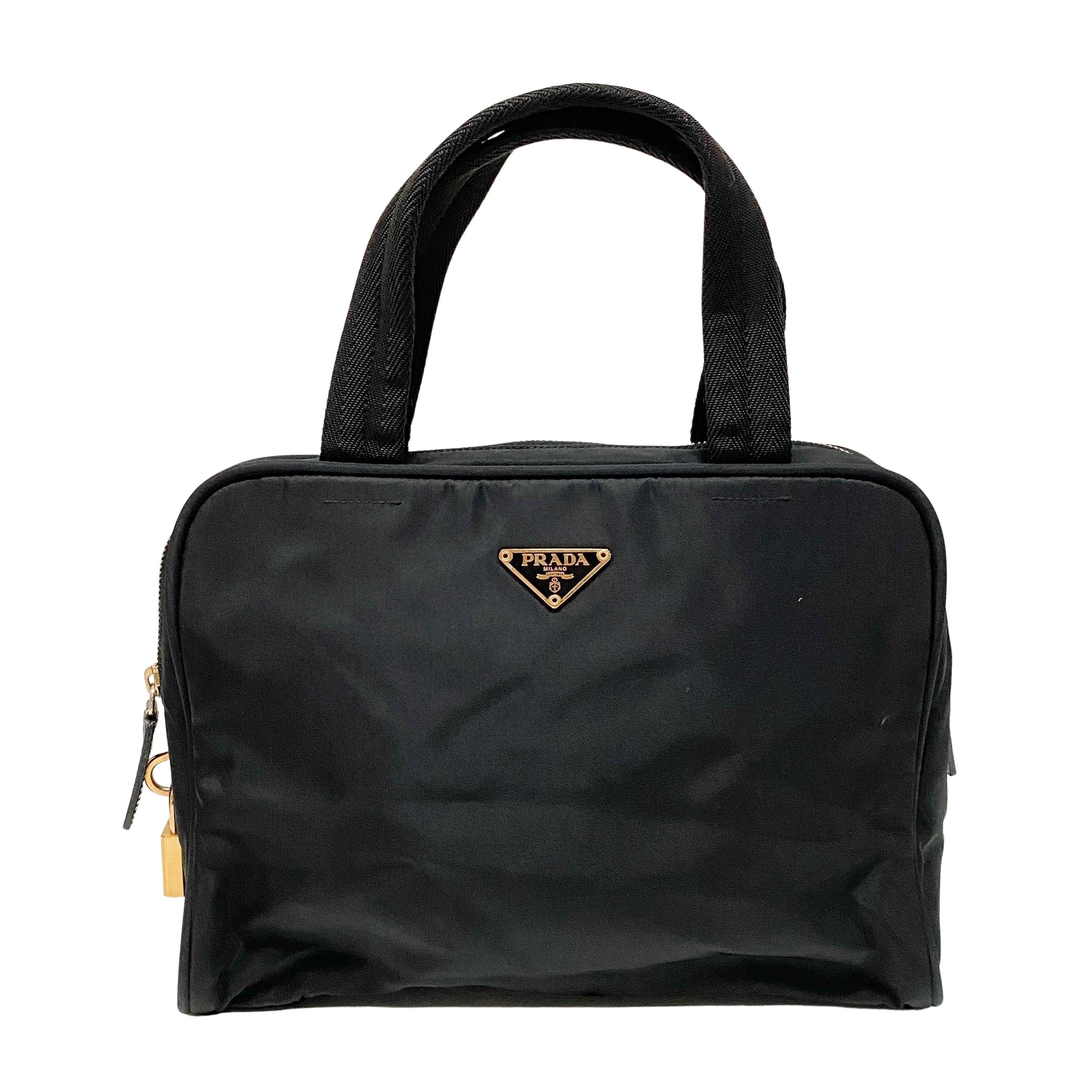 Tessuto Black Nylon Handbag