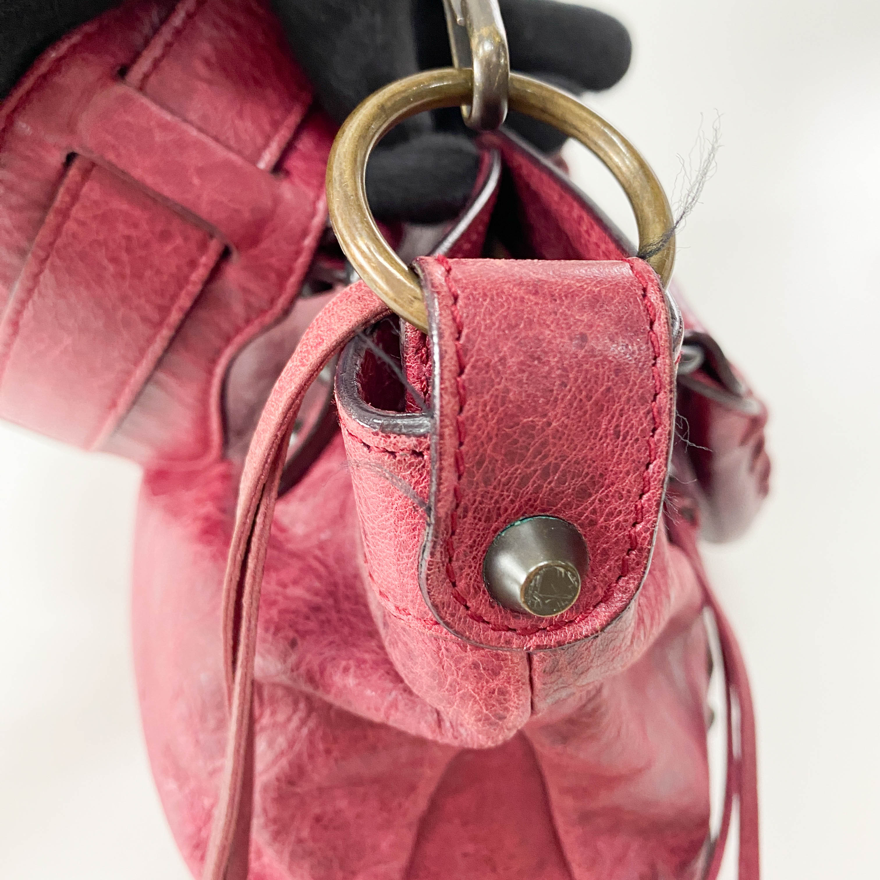 The First Bourdeaux Leather Bag