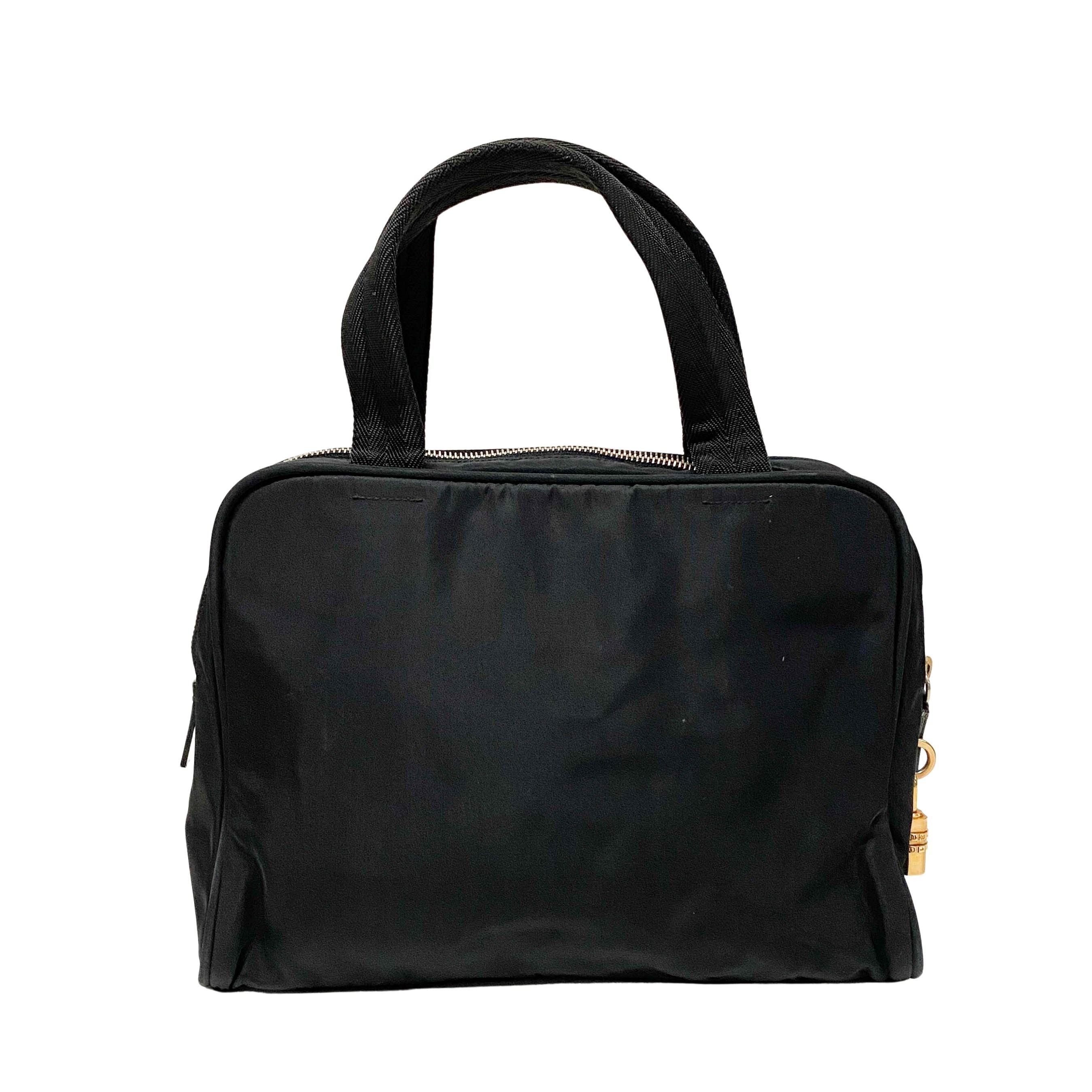 Tessuto Black Nylon Handbag