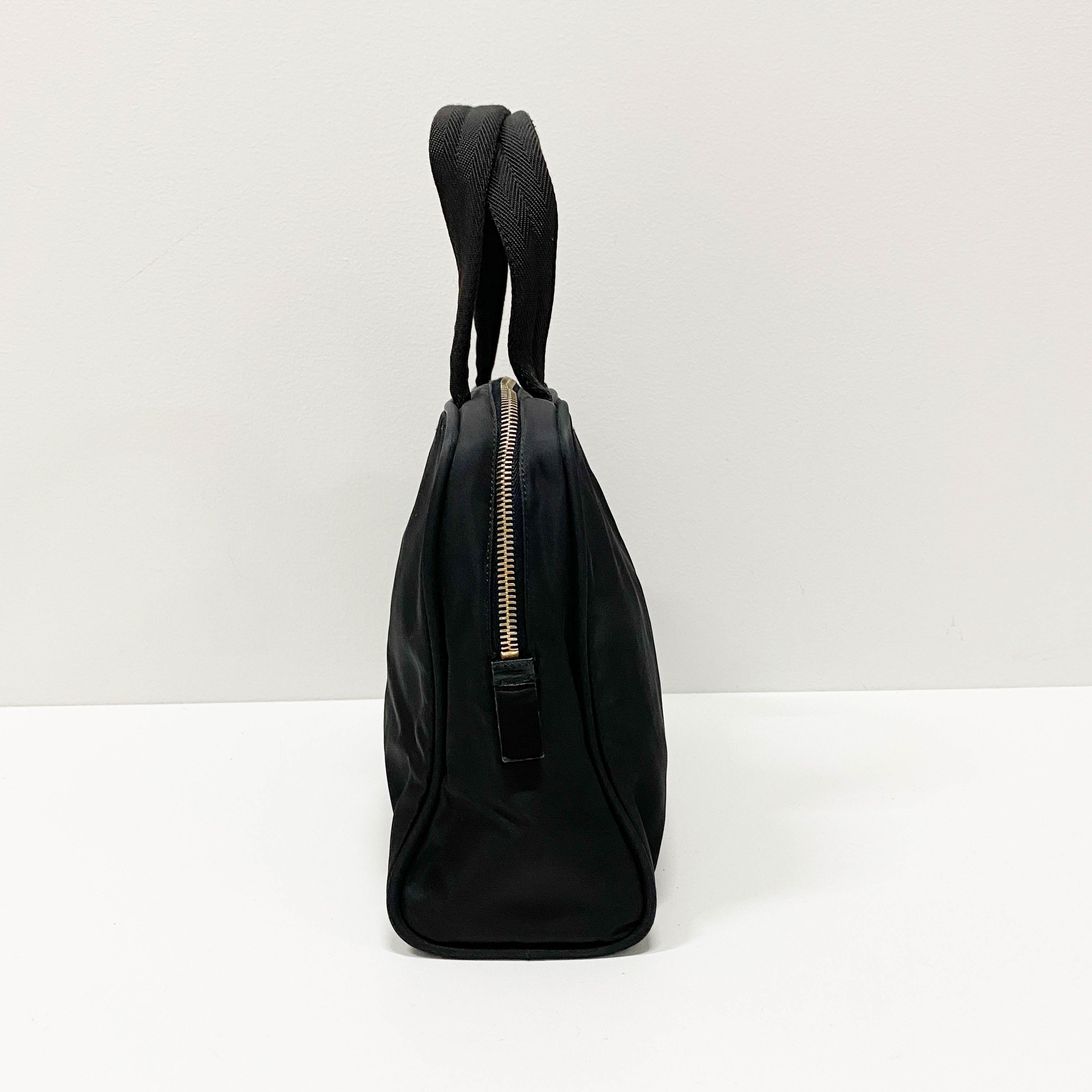 Tessuto Black Nylon Handbag