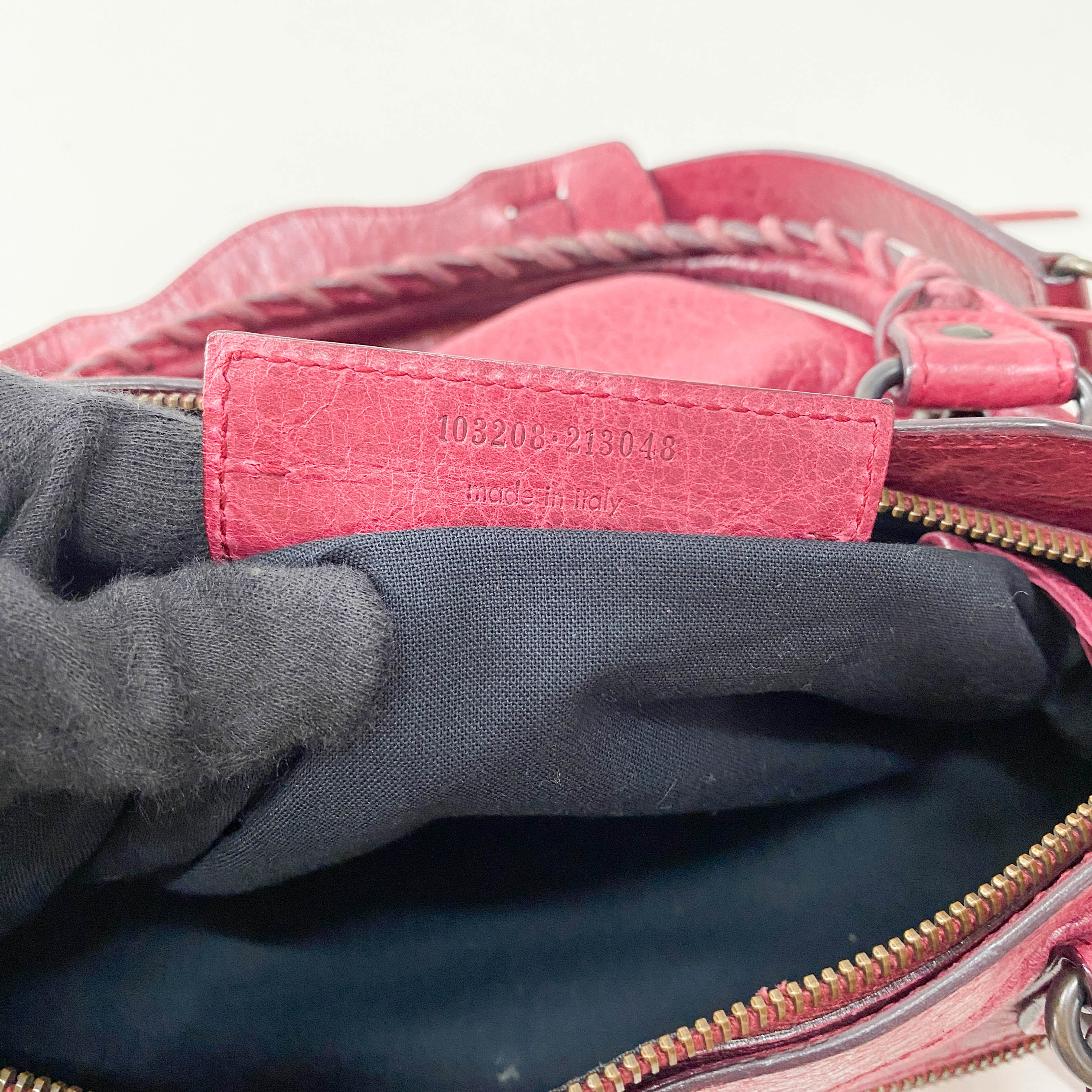 The First Bourdeaux Leather Bag