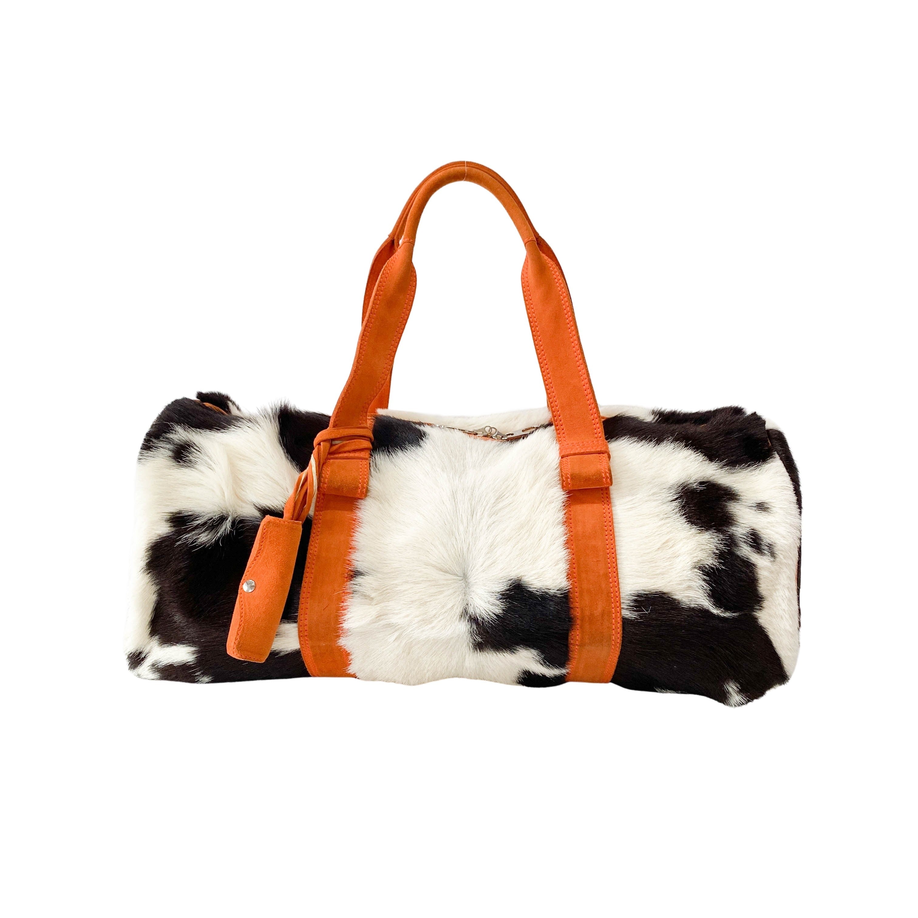 Cow Print Pony Hair 48h Bag