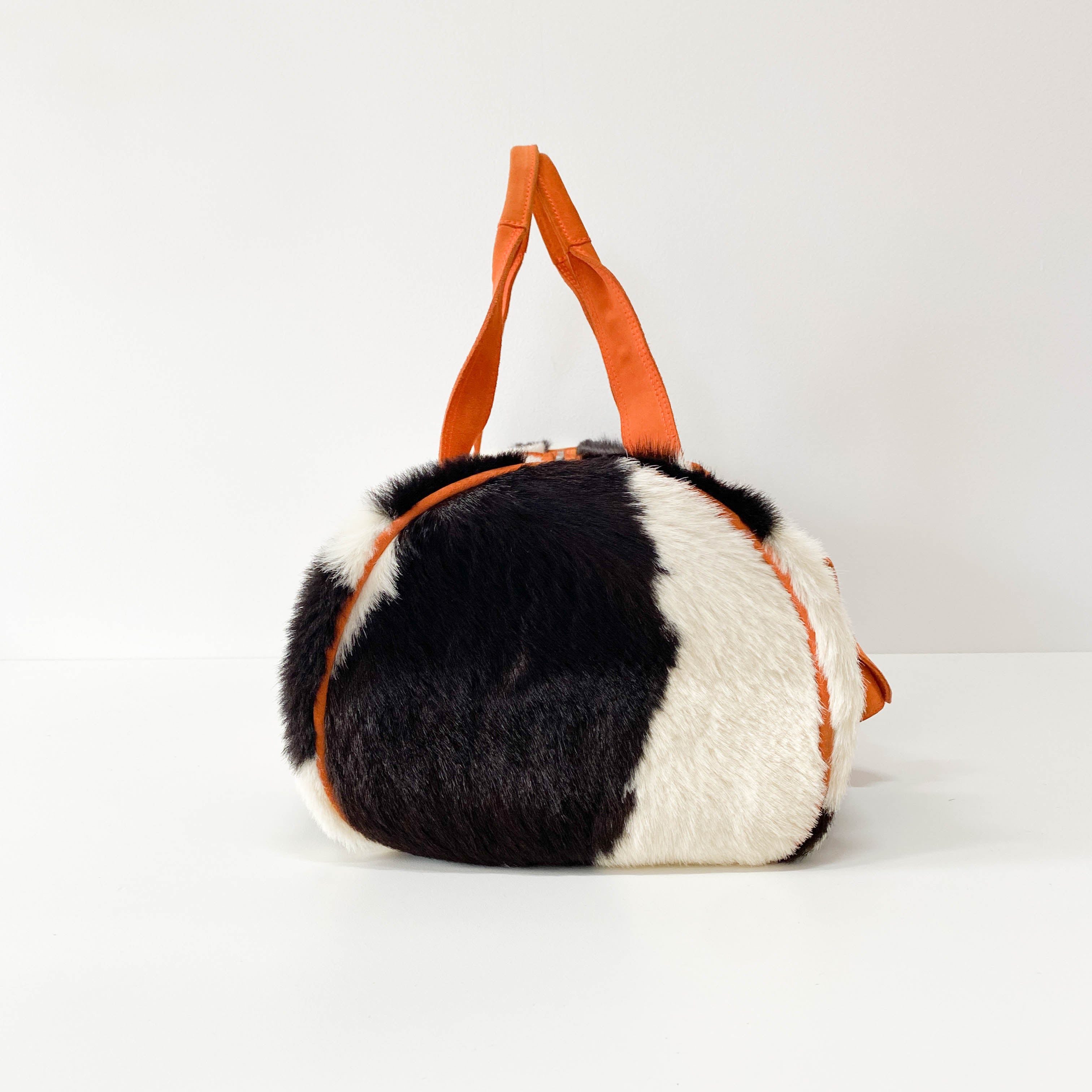 Cow Print Pony Hair 48h Bag