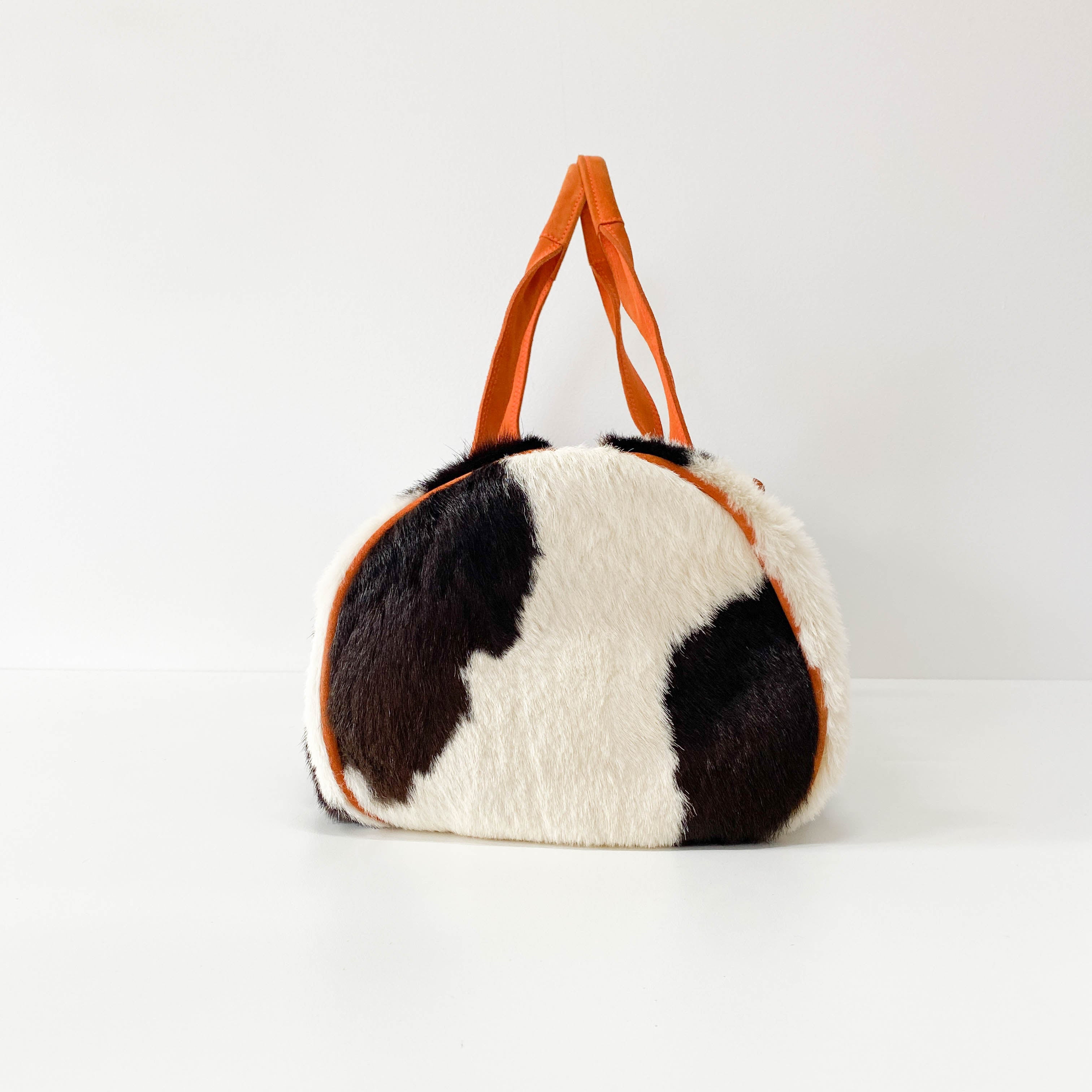 Cow Print Pony Hair 48h Bag