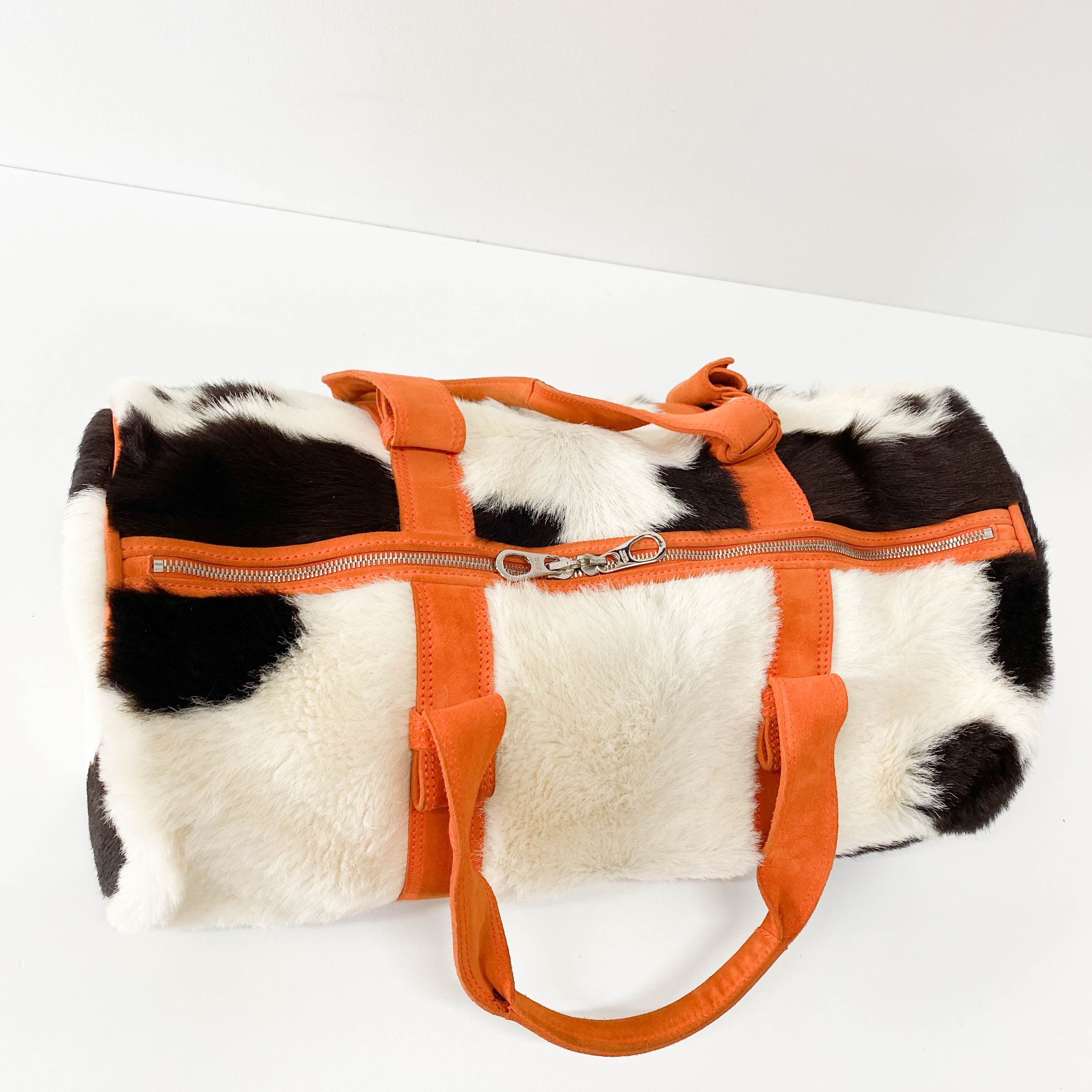 Cow Print Pony Hair 48h Bag