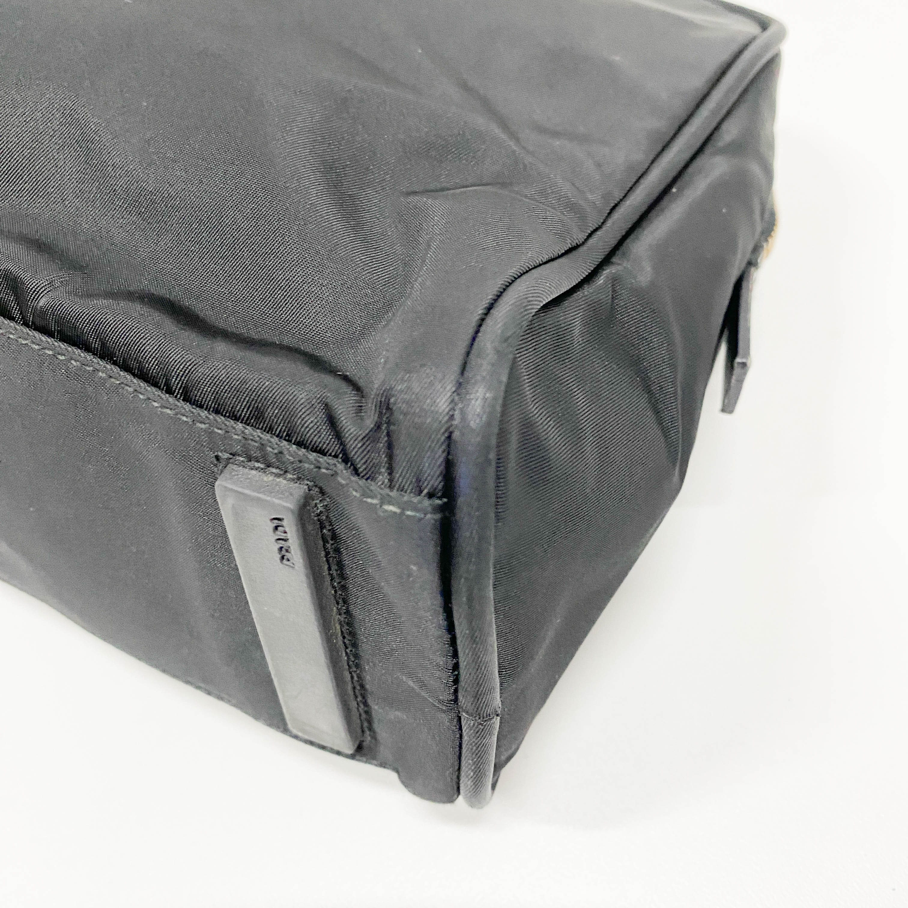 Tessuto Black Nylon Handbag