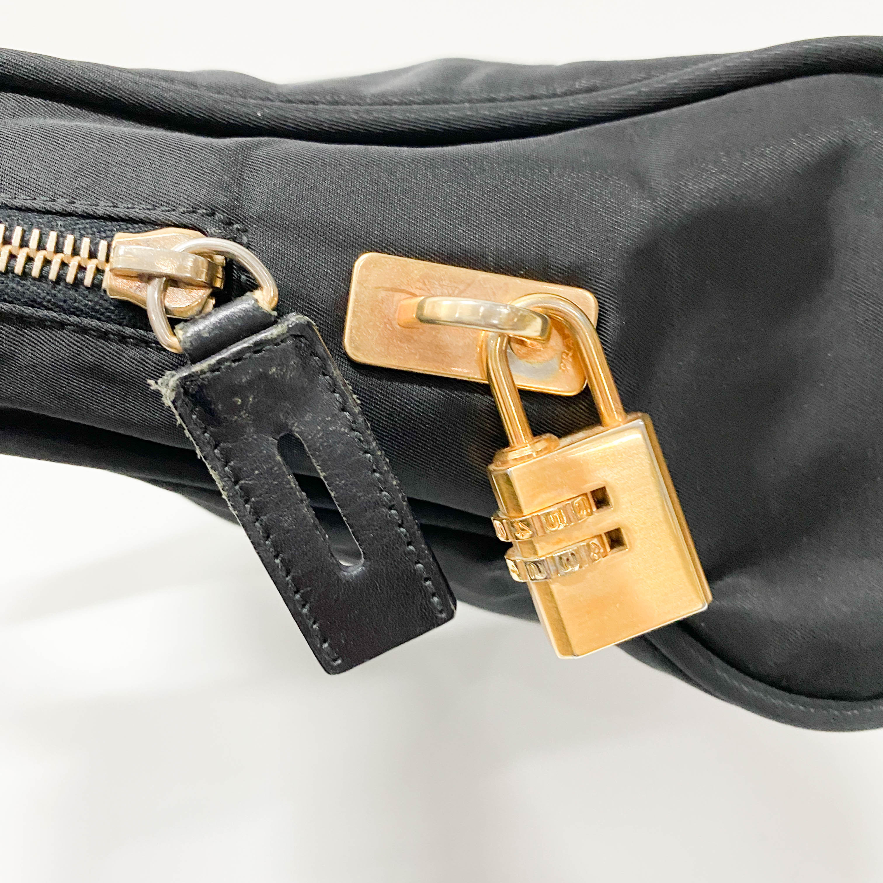 Tessuto Black Nylon Handbag