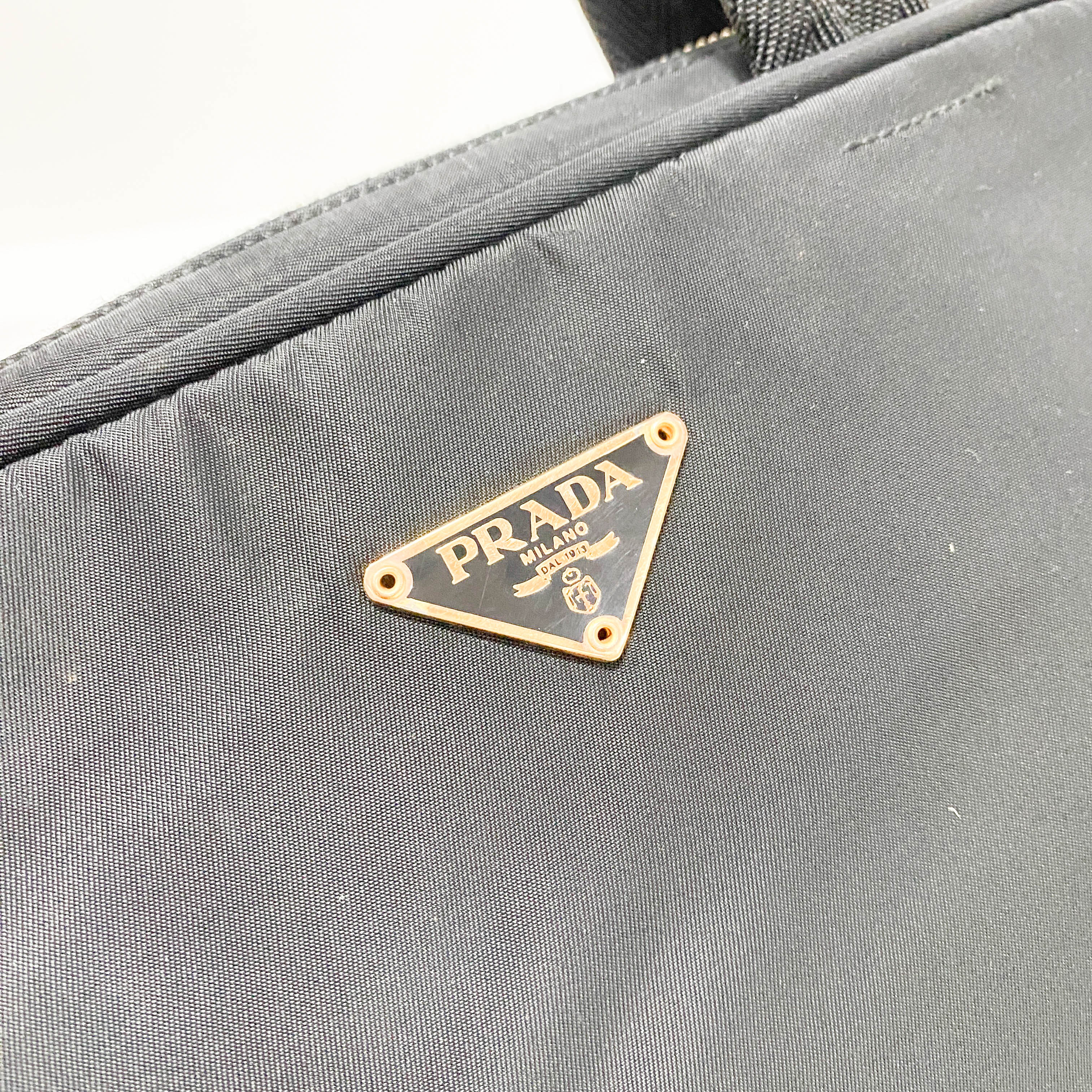 Tessuto Black Nylon Handbag