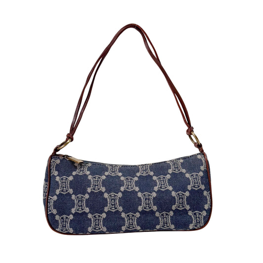 Macadam Blue Denim Accessory Pouch Shoulder Bag