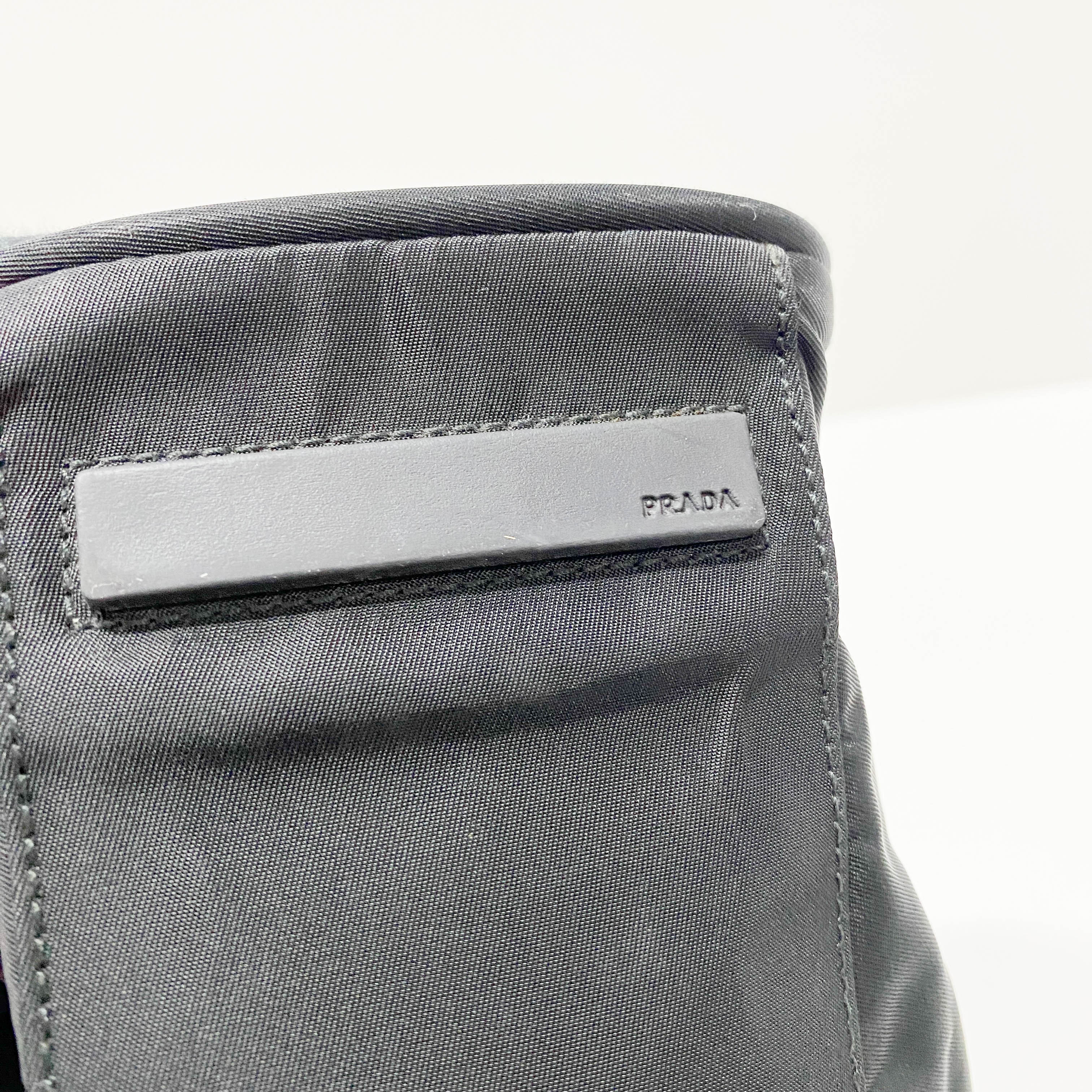 Tessuto Black Nylon Handbag