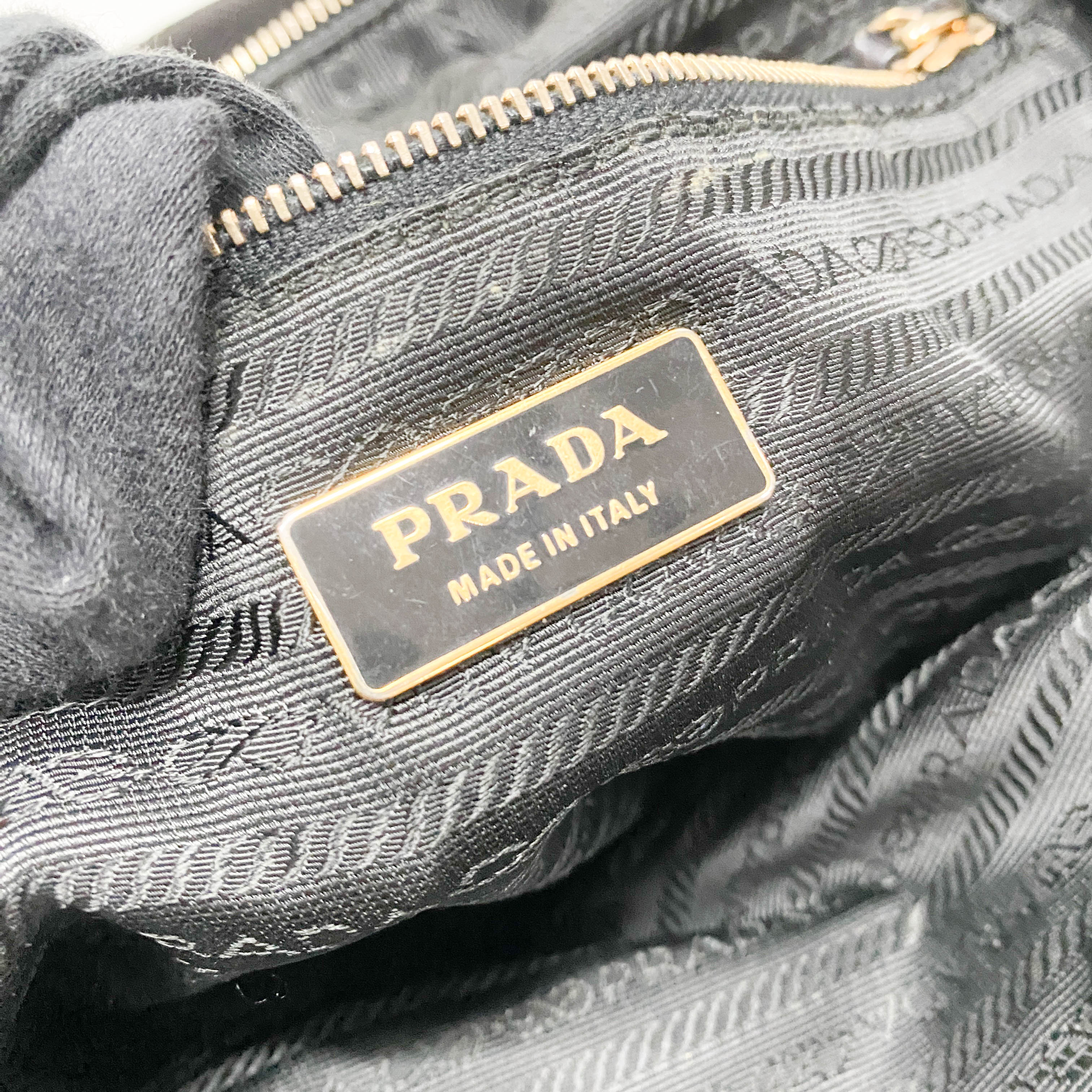 Tessuto Black Nylon Handbag