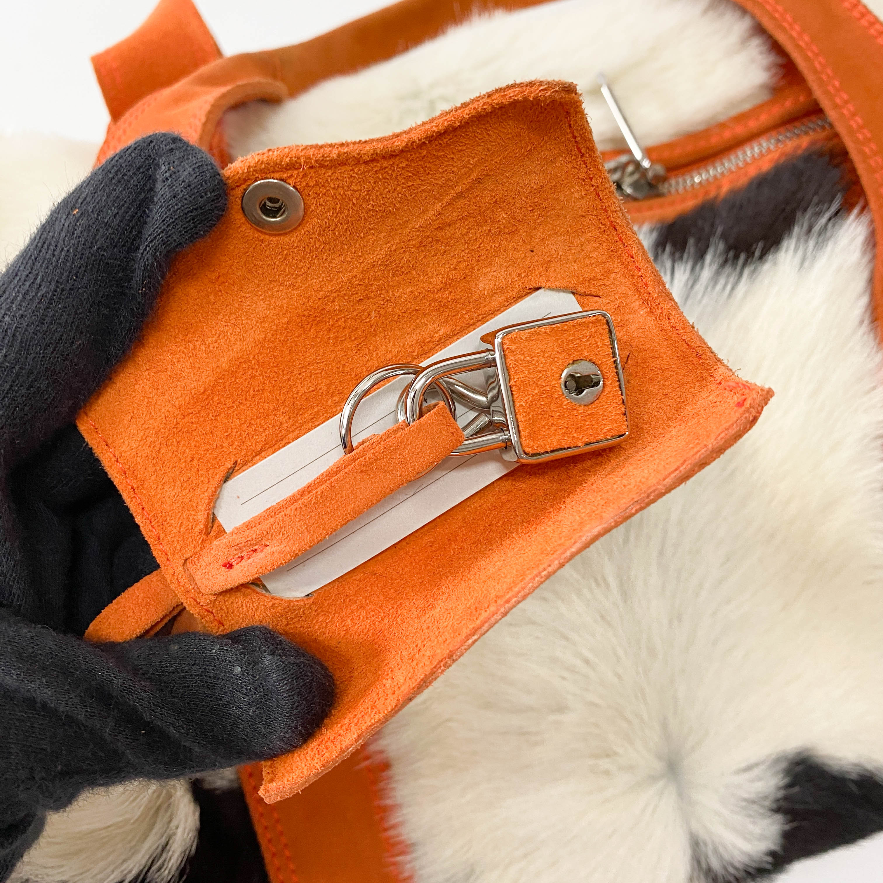 Cow Print Pony Hair 48h Bag