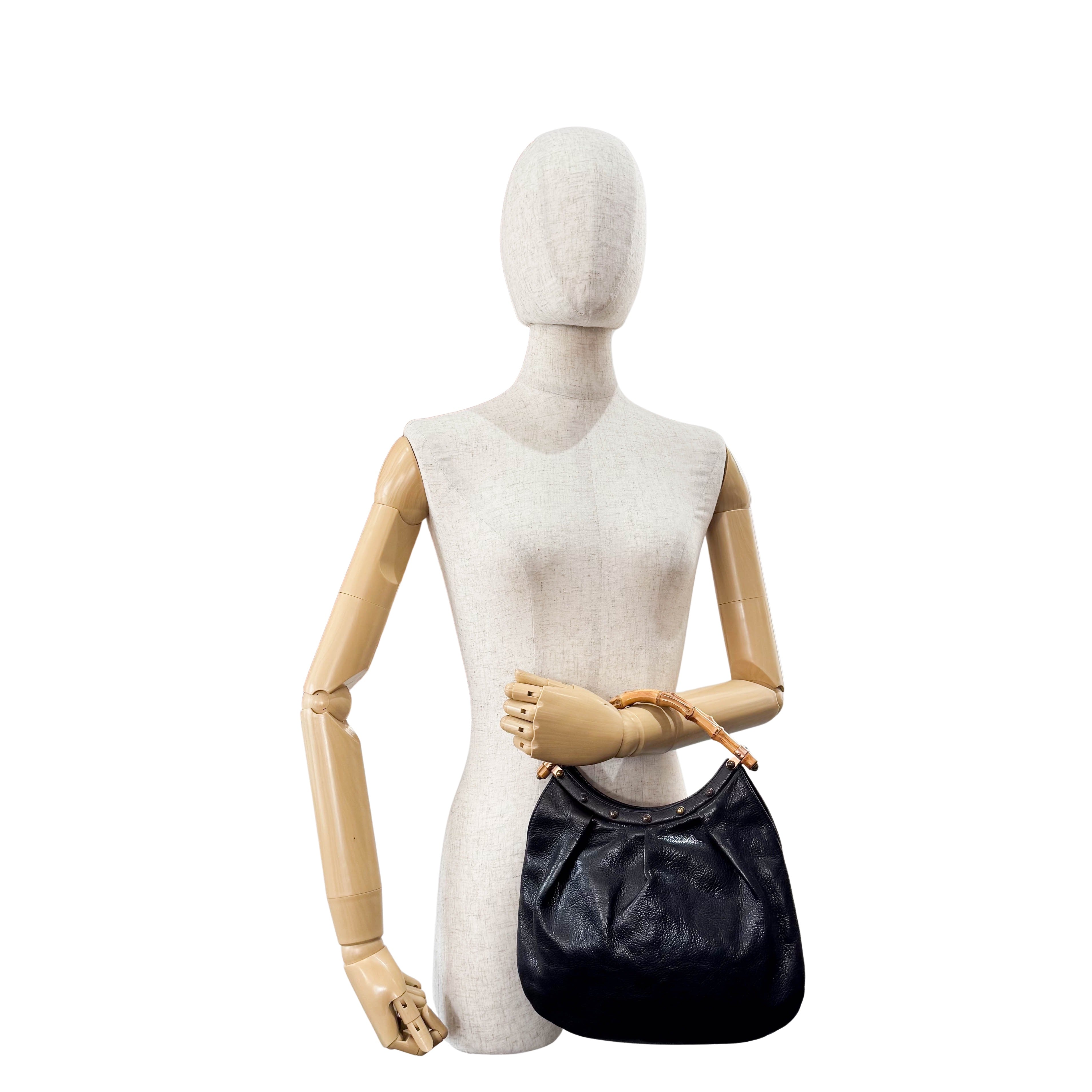 Black Bamboo with Studs