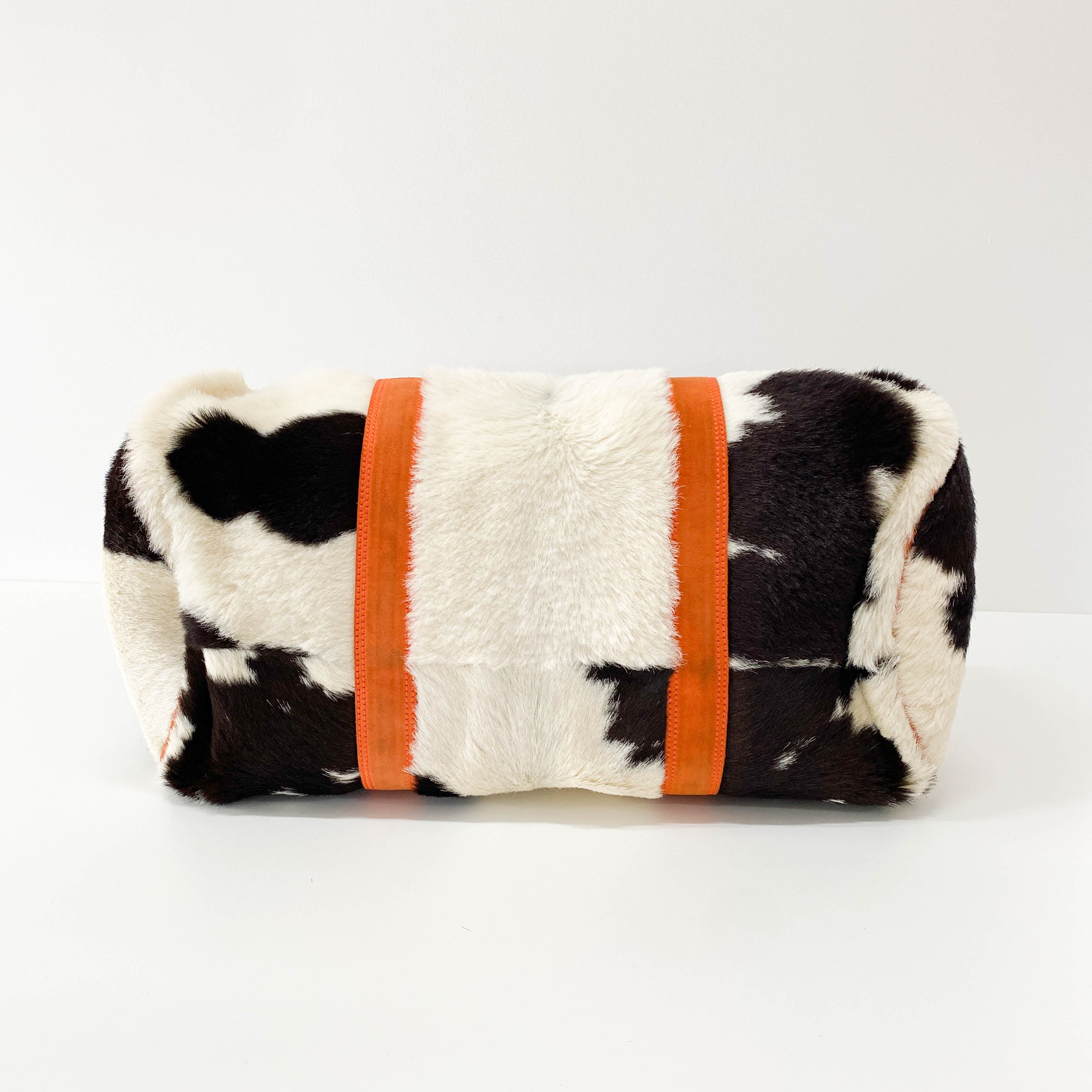Cow Print Pony Hair 48h Bag