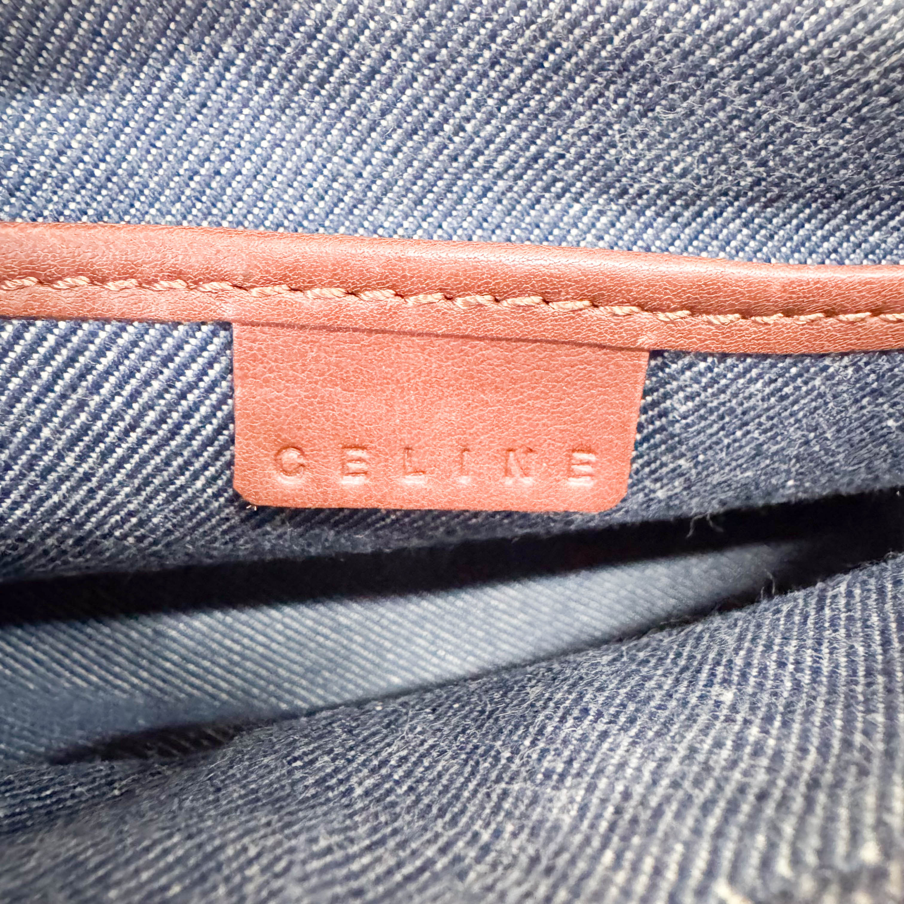 Macadam Blue Denim Accessory Pouch Shoulder Bag