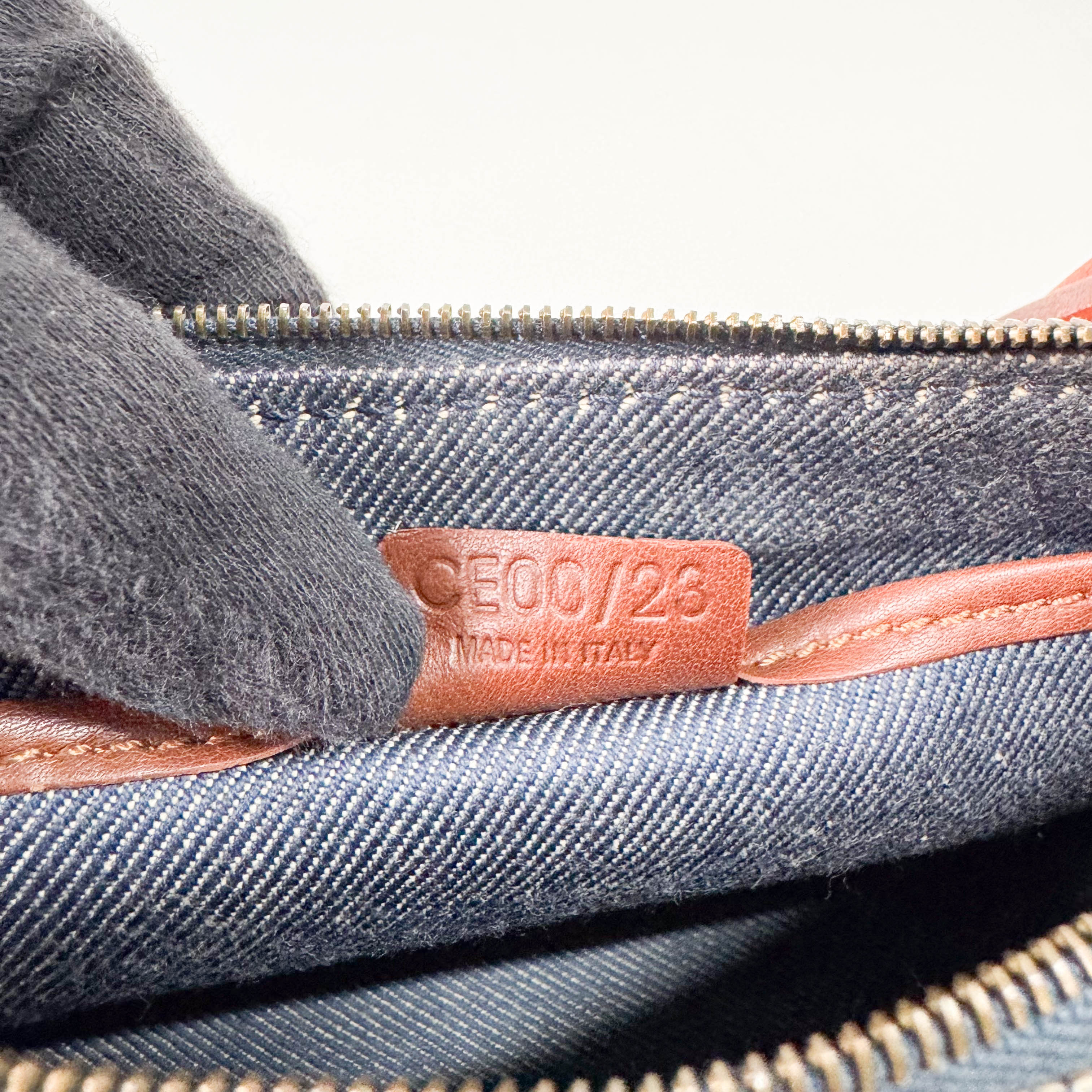 Macadam Blue Denim Accessory Pouch Shoulder Bag