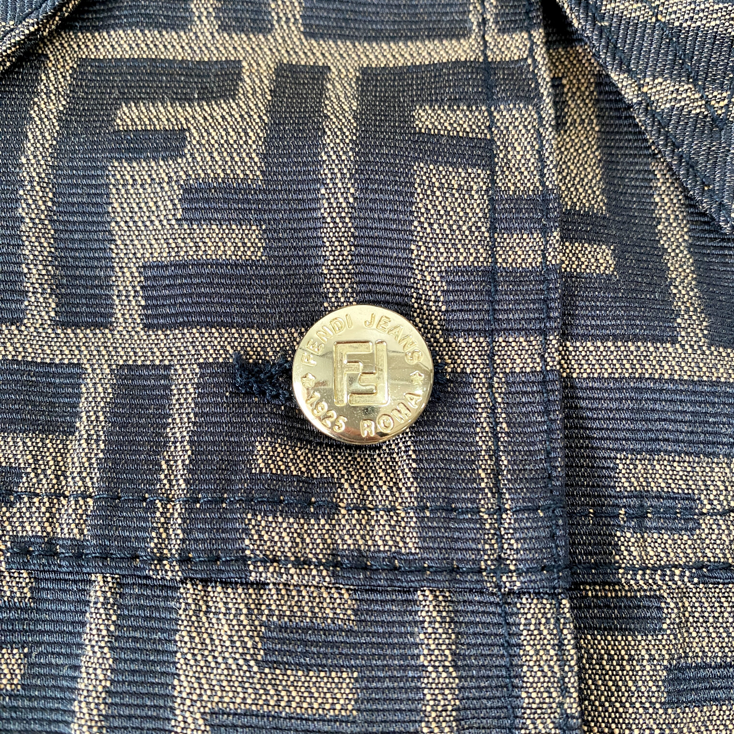 Zucca Brown Coated Canvas Vest  Size IT44