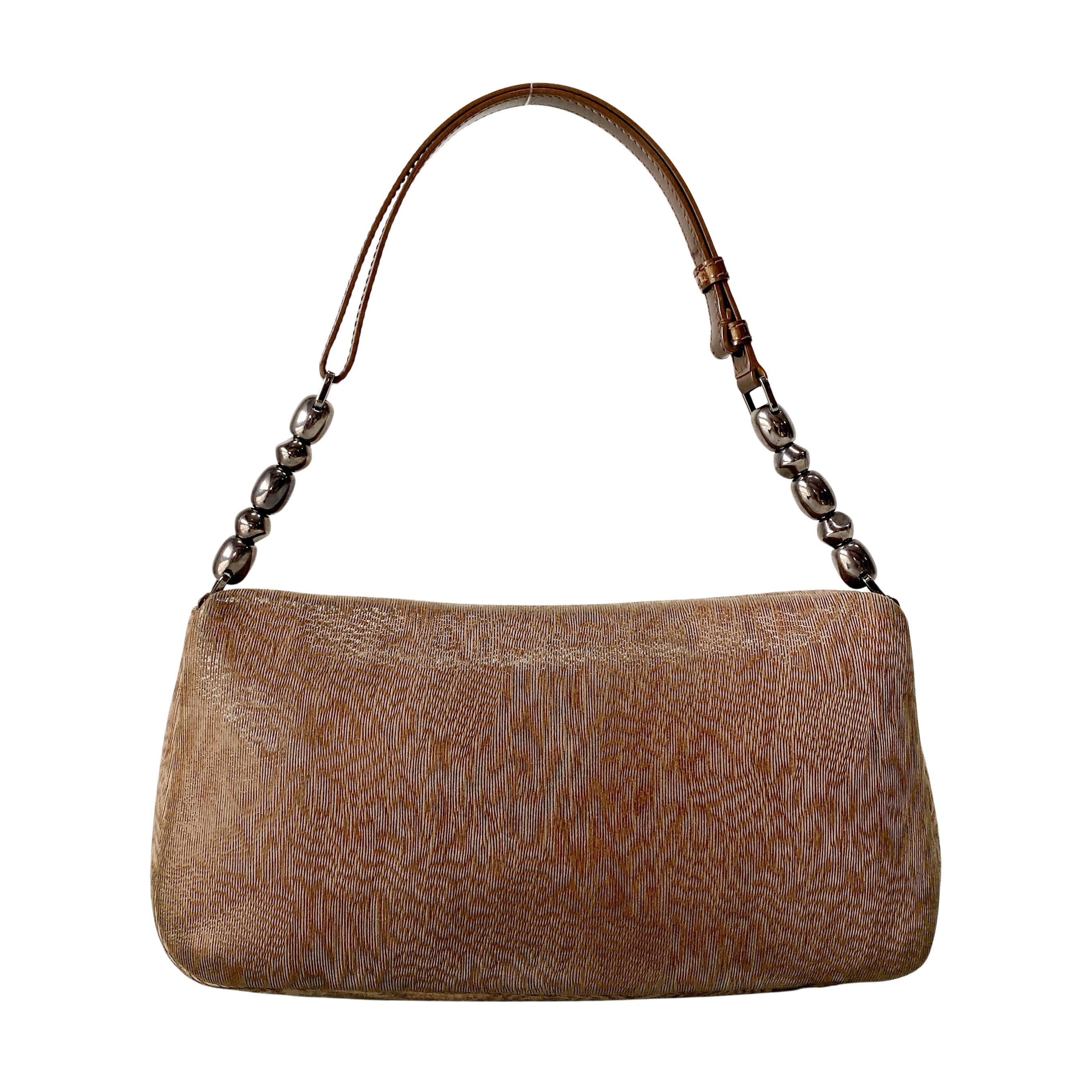 Malice Pearl Brown Shoulder Bag