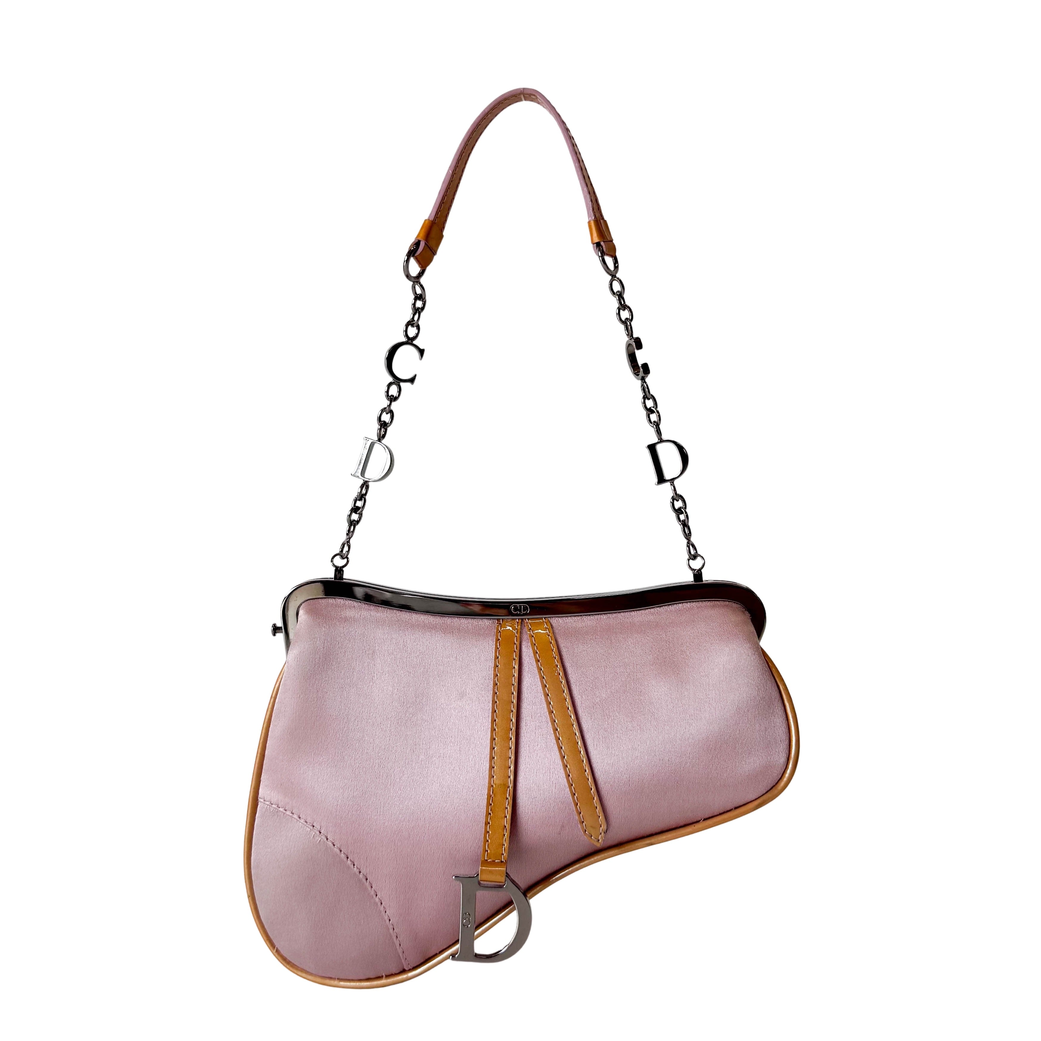 Pink Satin Mini Saddle