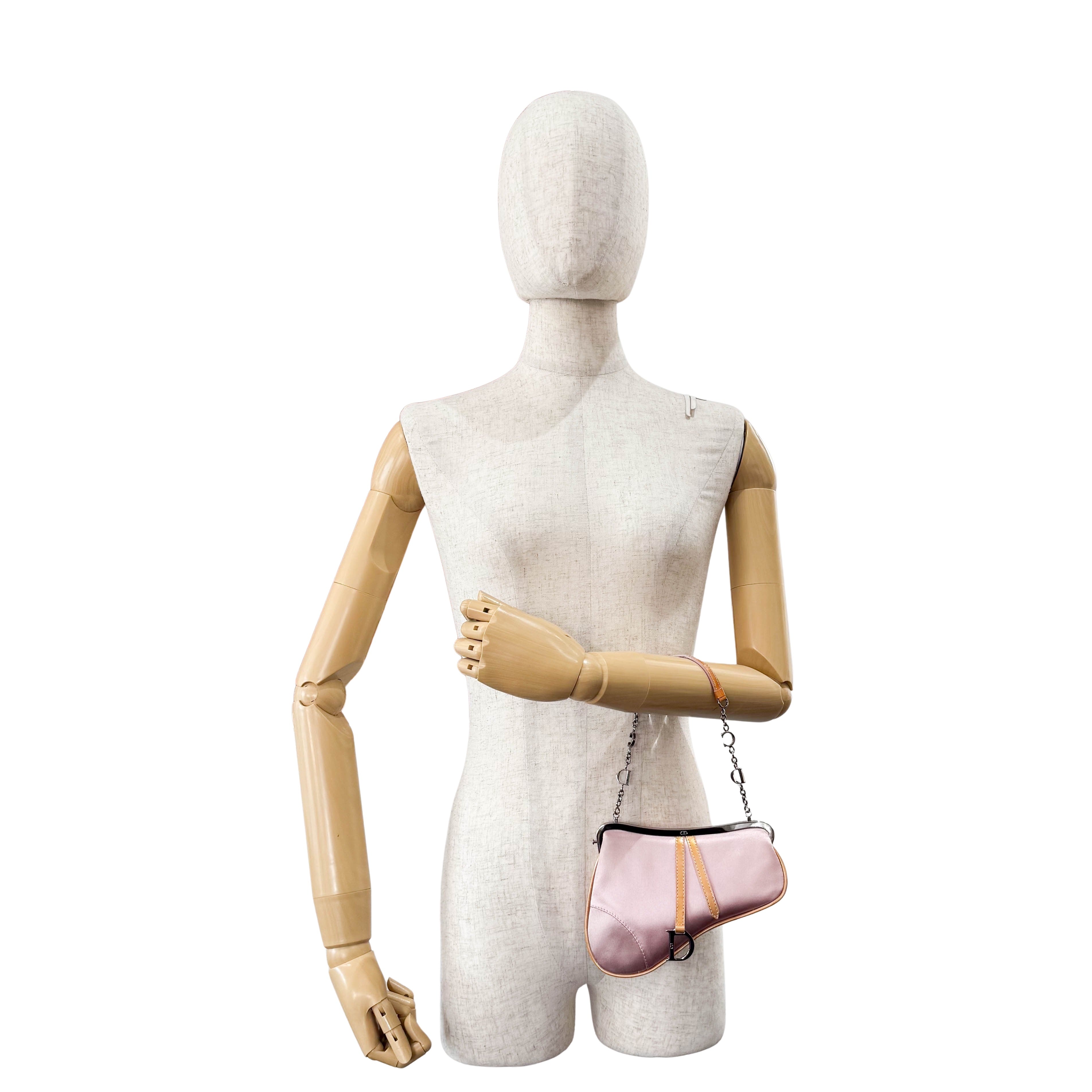 Pink Satin Mini Saddle