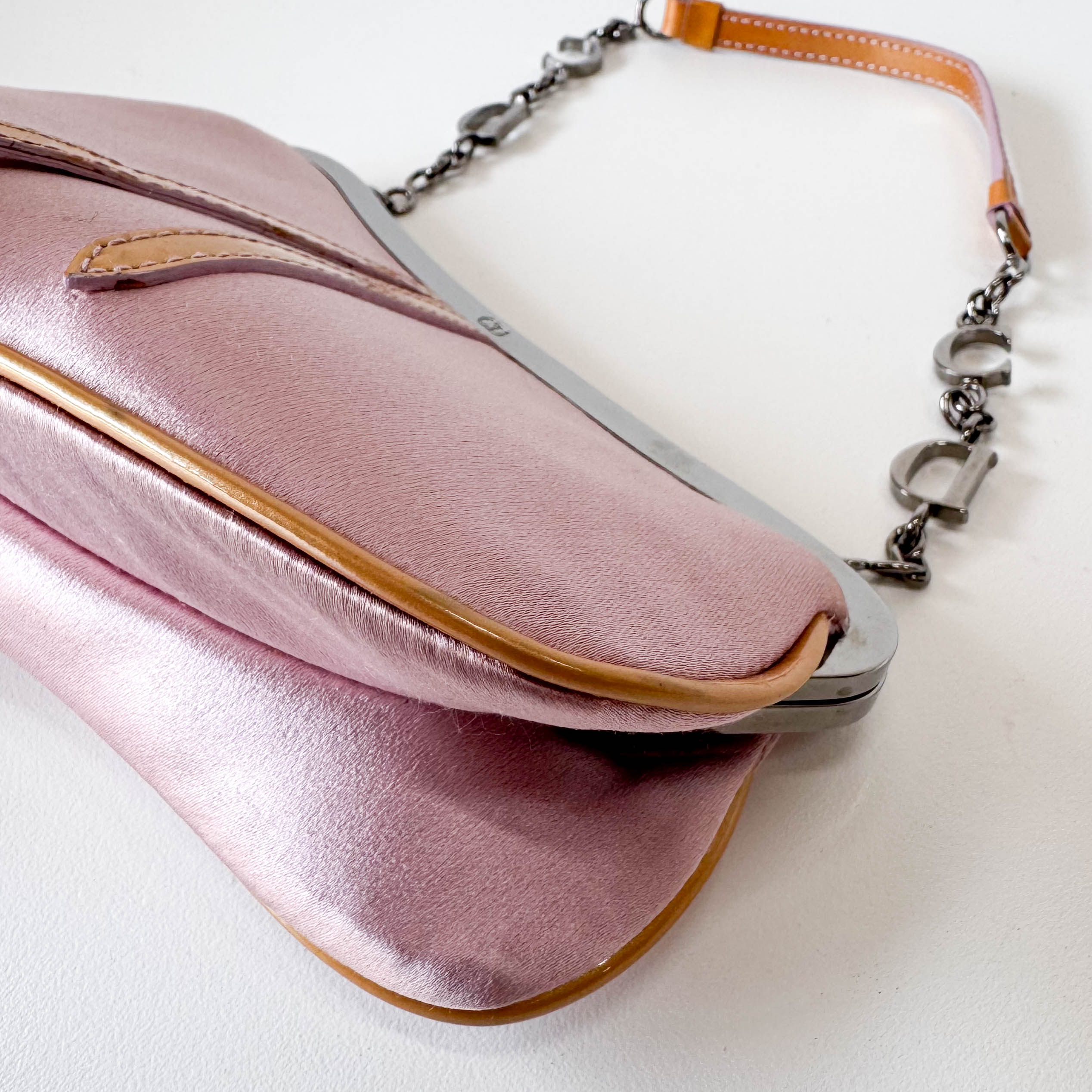 Pink Satin Mini Saddle