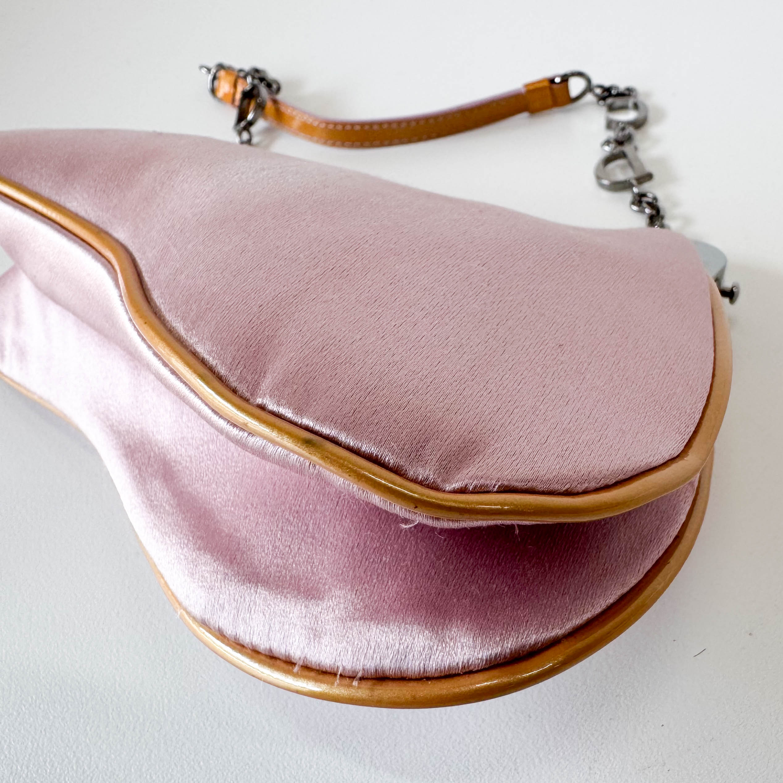 Pink Satin Mini Saddle