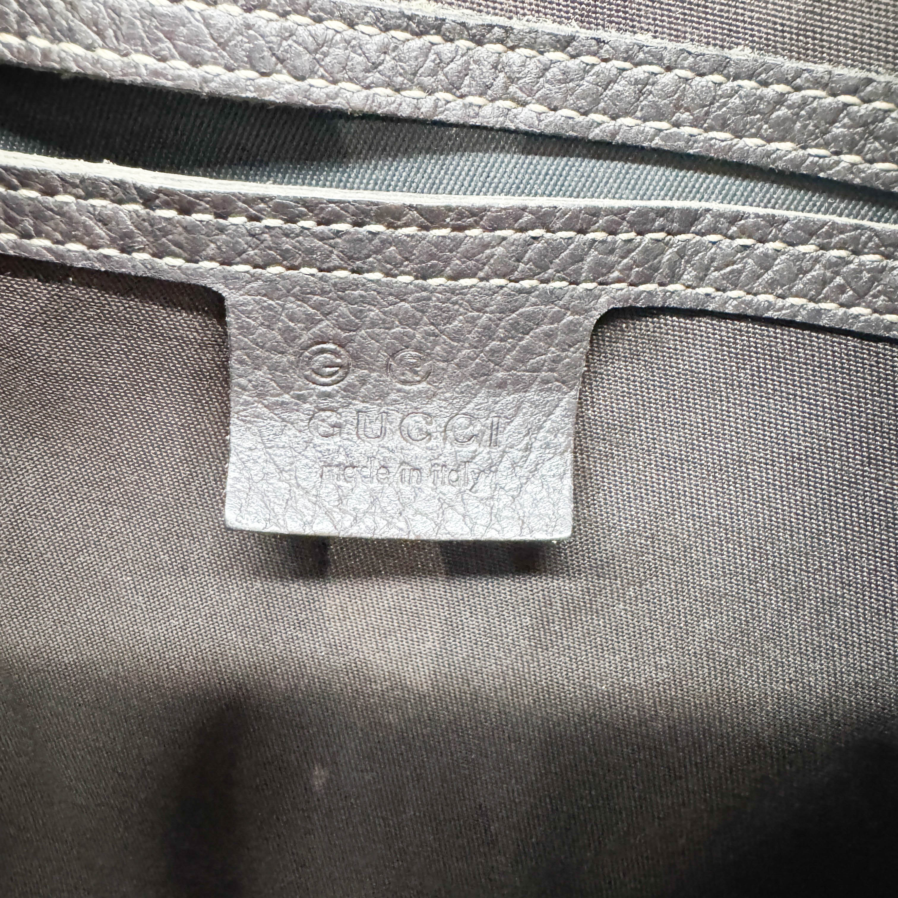 Abbey Brown GG Crystal Shoulder Bag