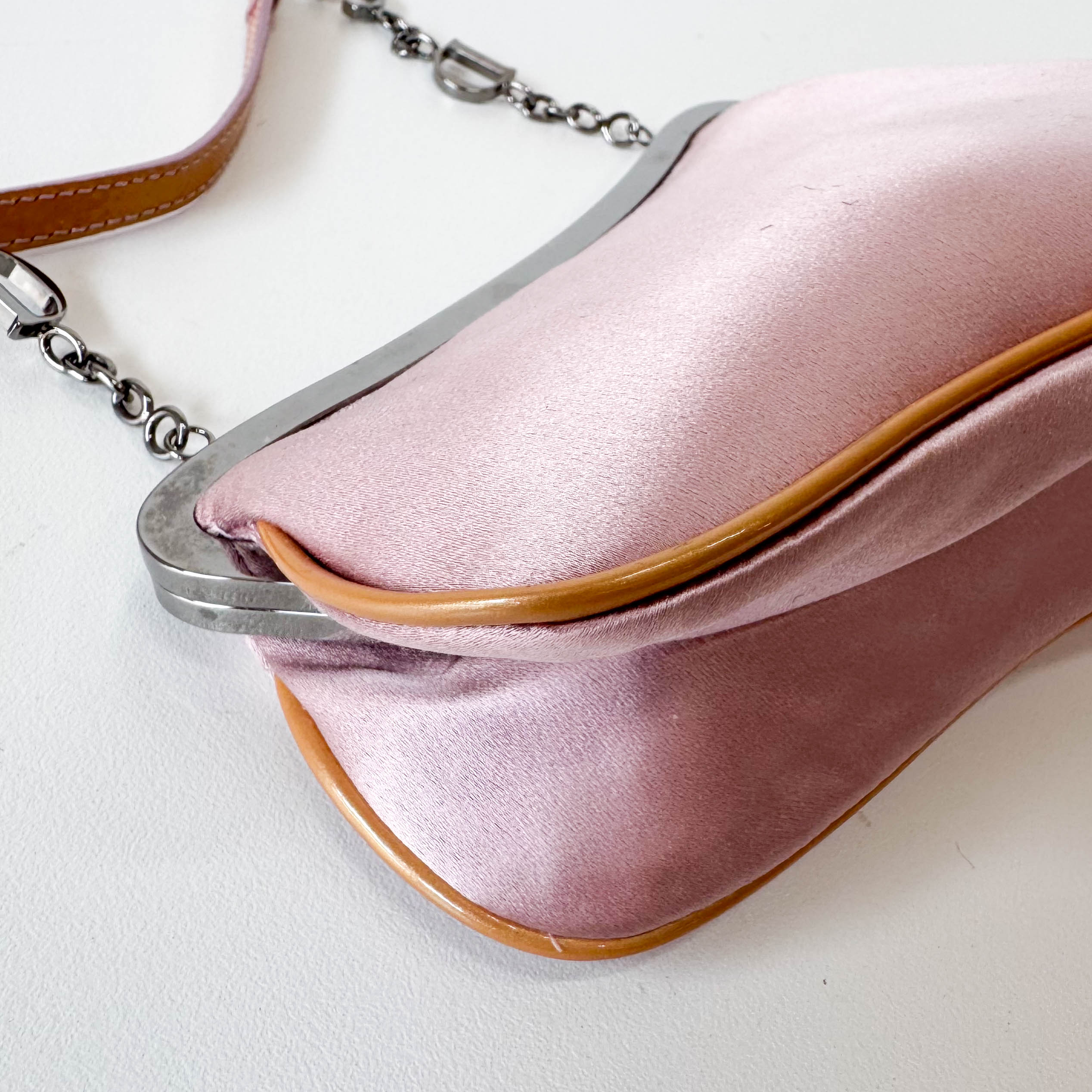 Pink Satin Mini Saddle