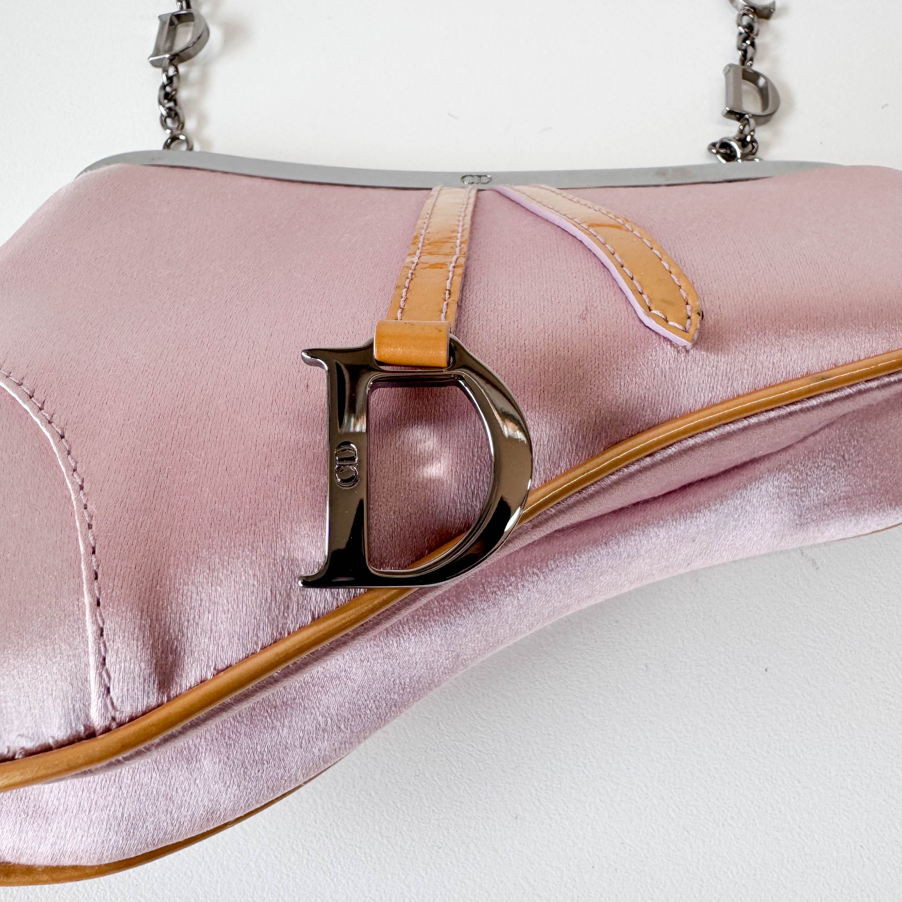 Pink Satin Mini Saddle