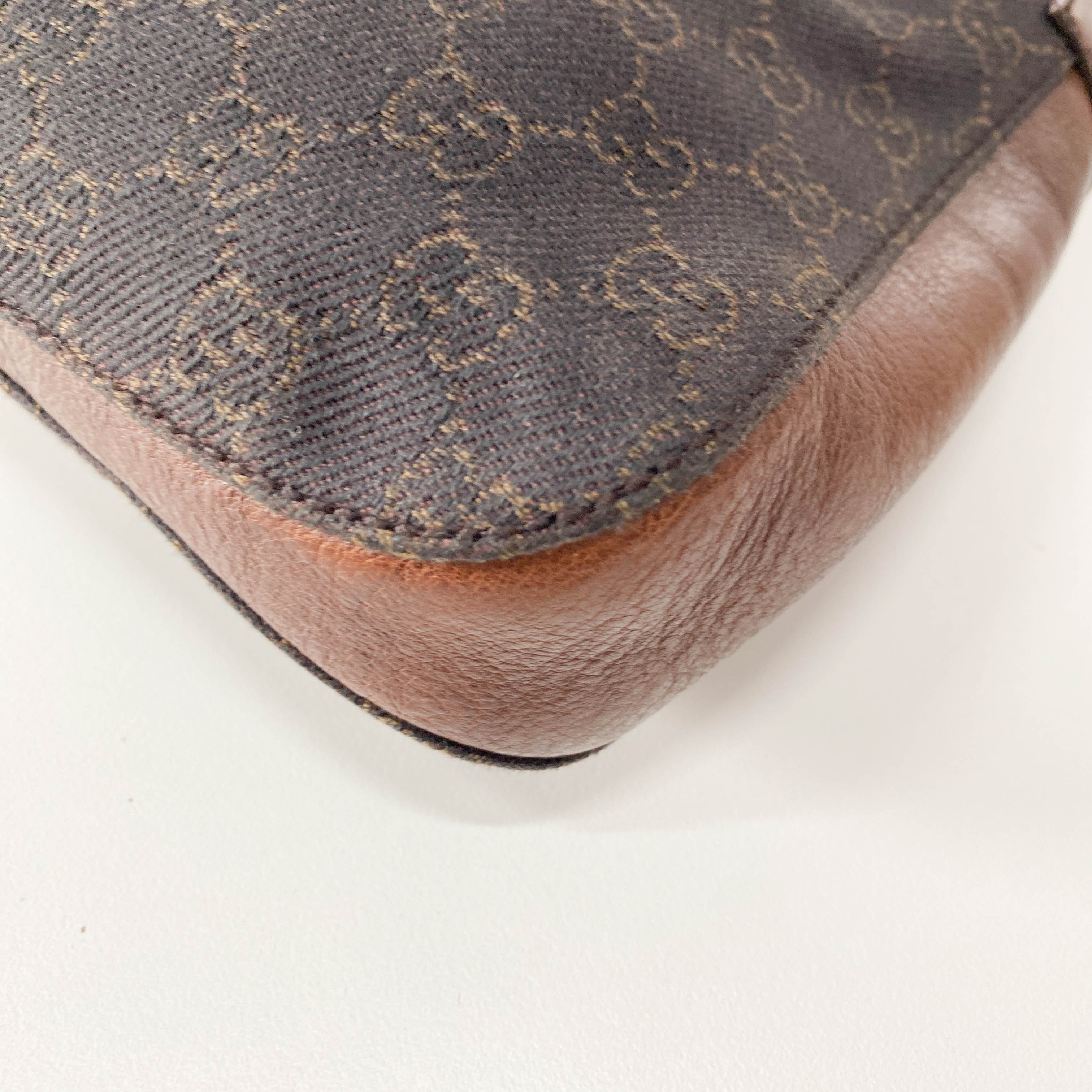 Horsebit Hobo GG Cotton Canvas Shoulder Bag