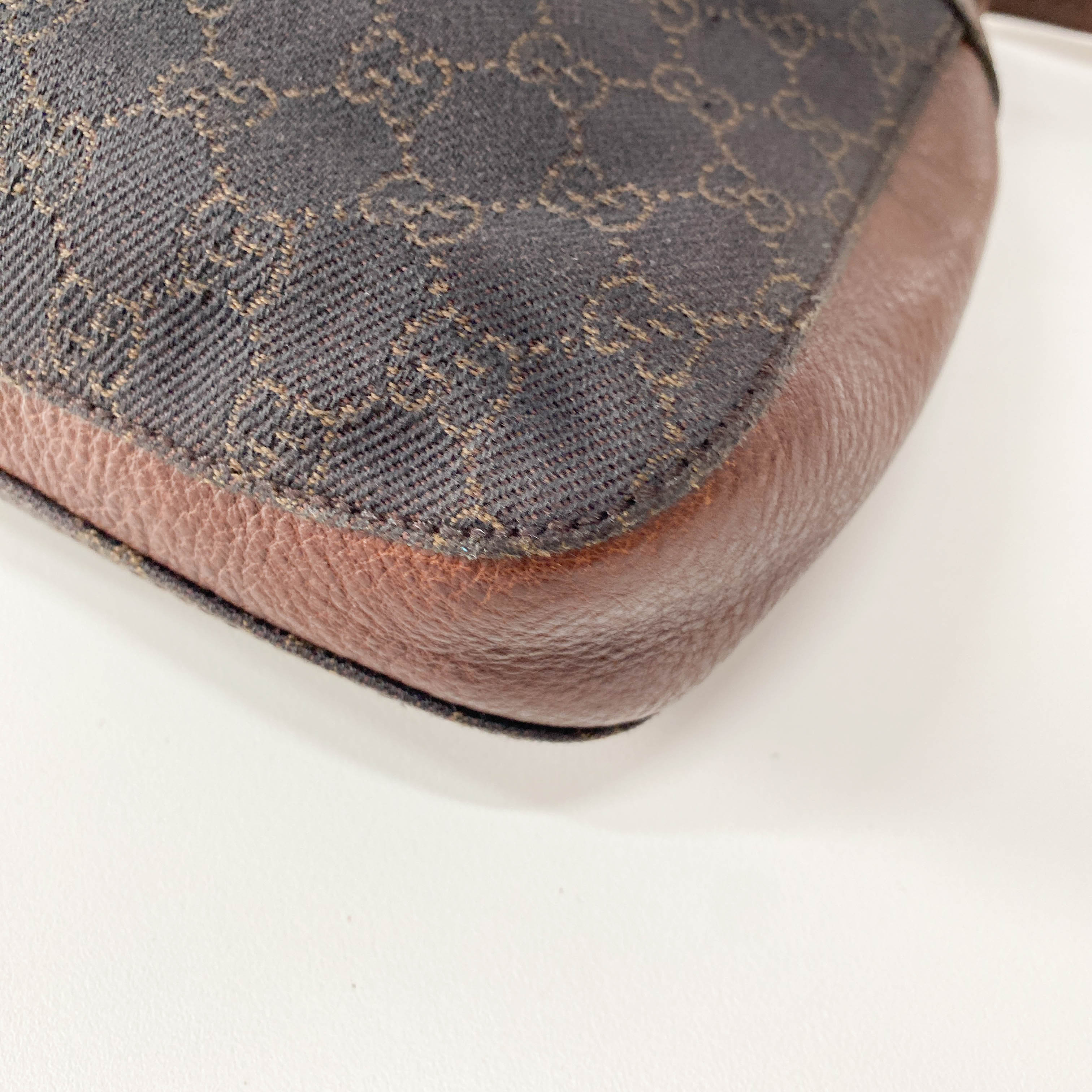 Horsebit Hobo GG Cotton Canvas Shoulder Bag