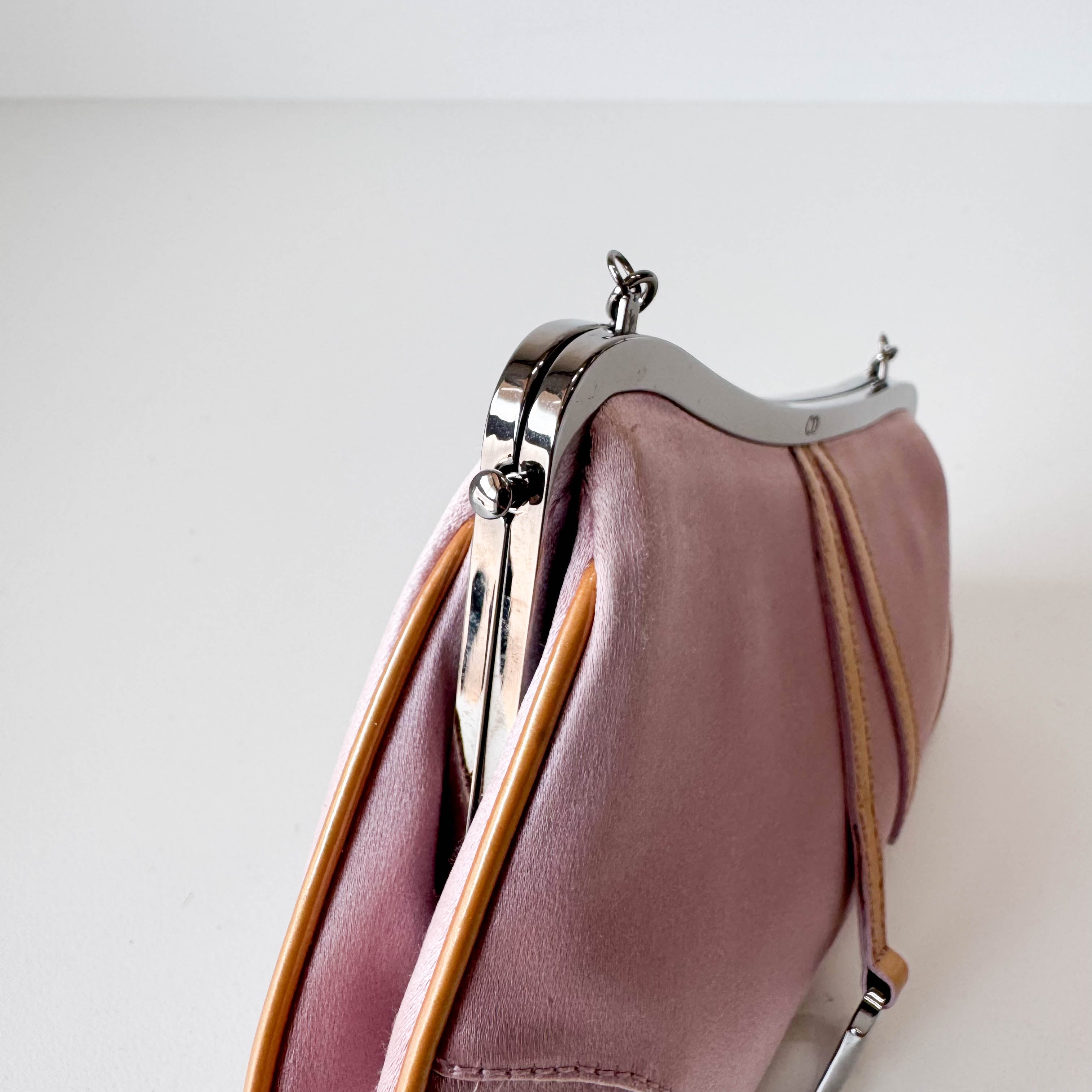 Pink Satin Mini Saddle