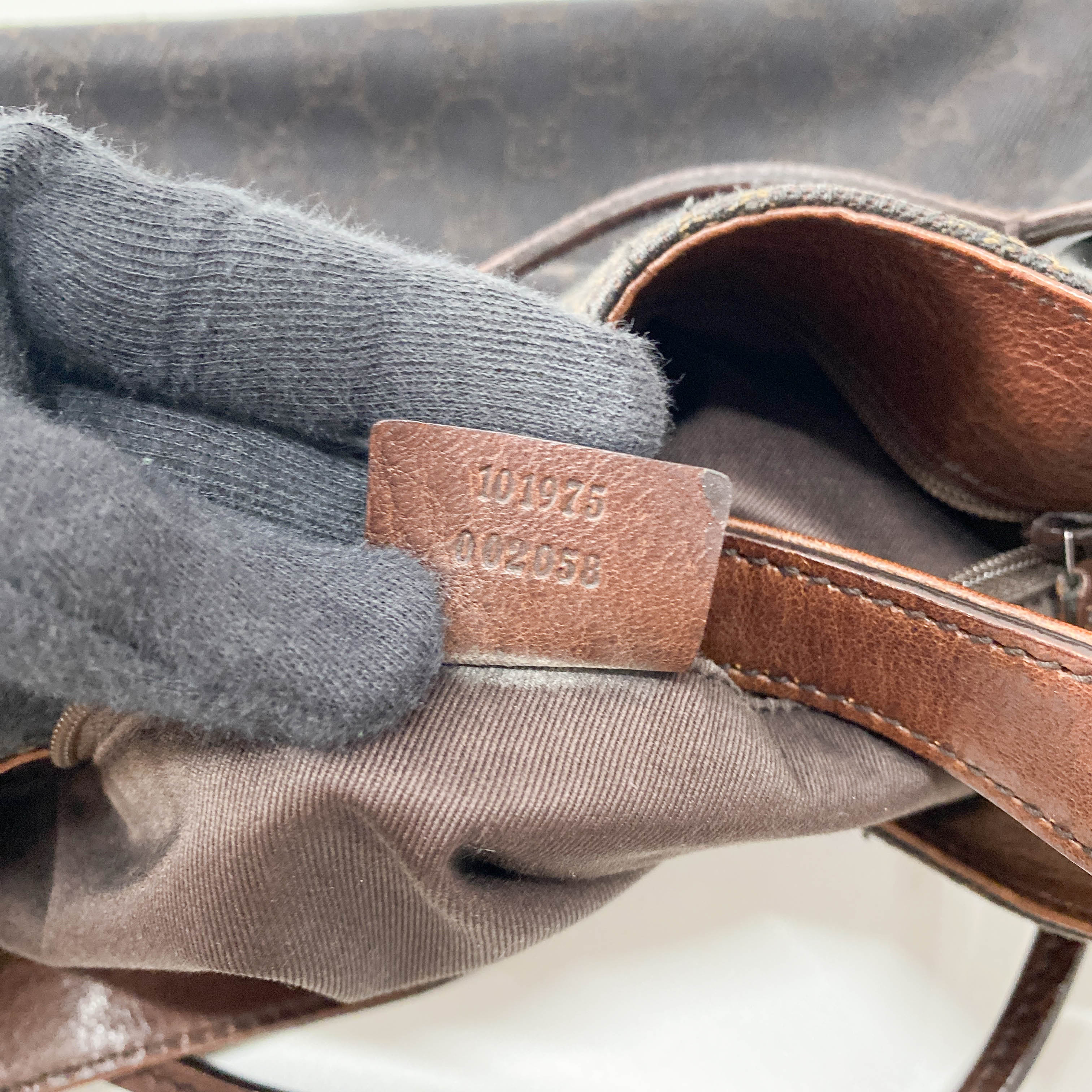 Horsebit Hobo GG Cotton Canvas Shoulder Bag