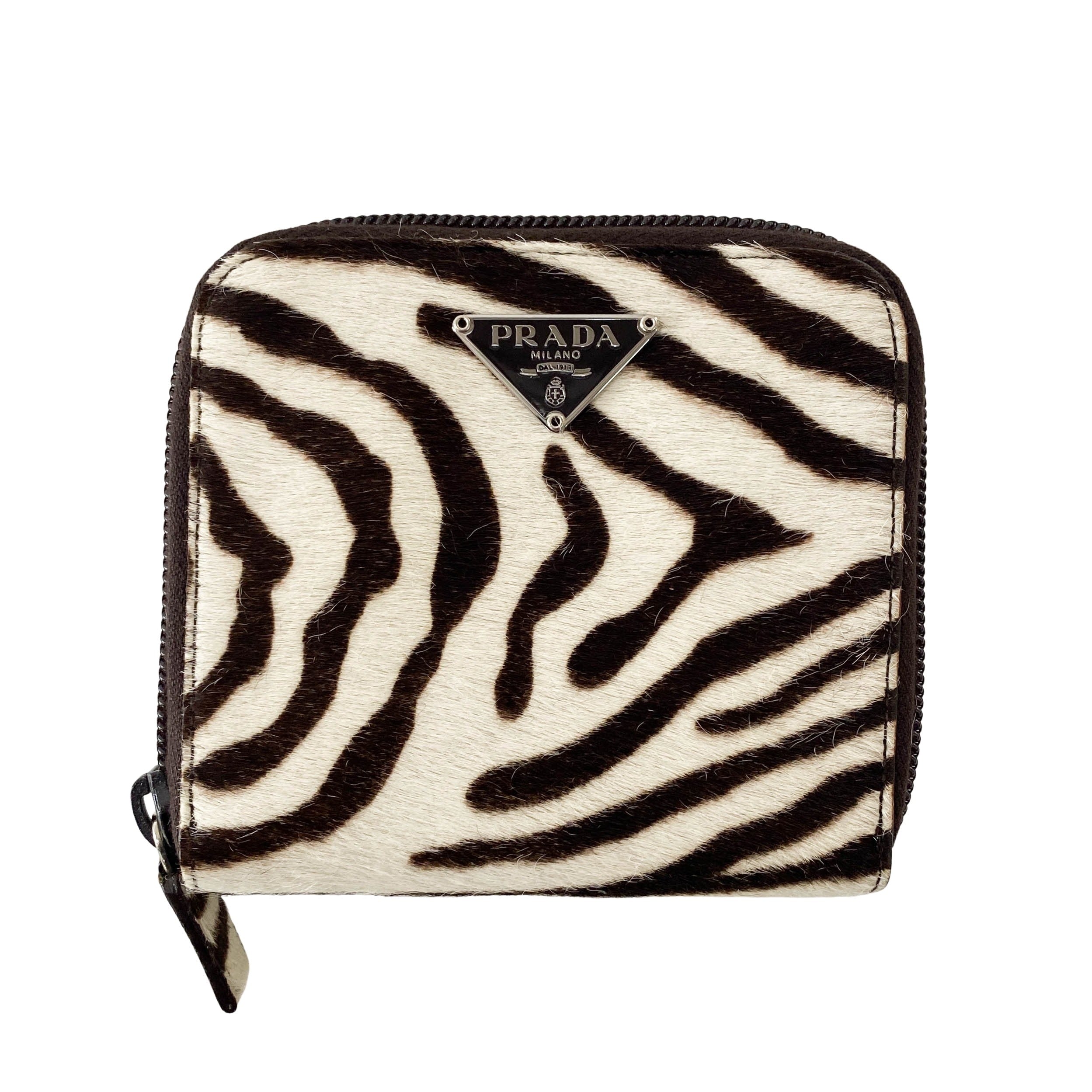 Zebra Print Pony Hair Purse