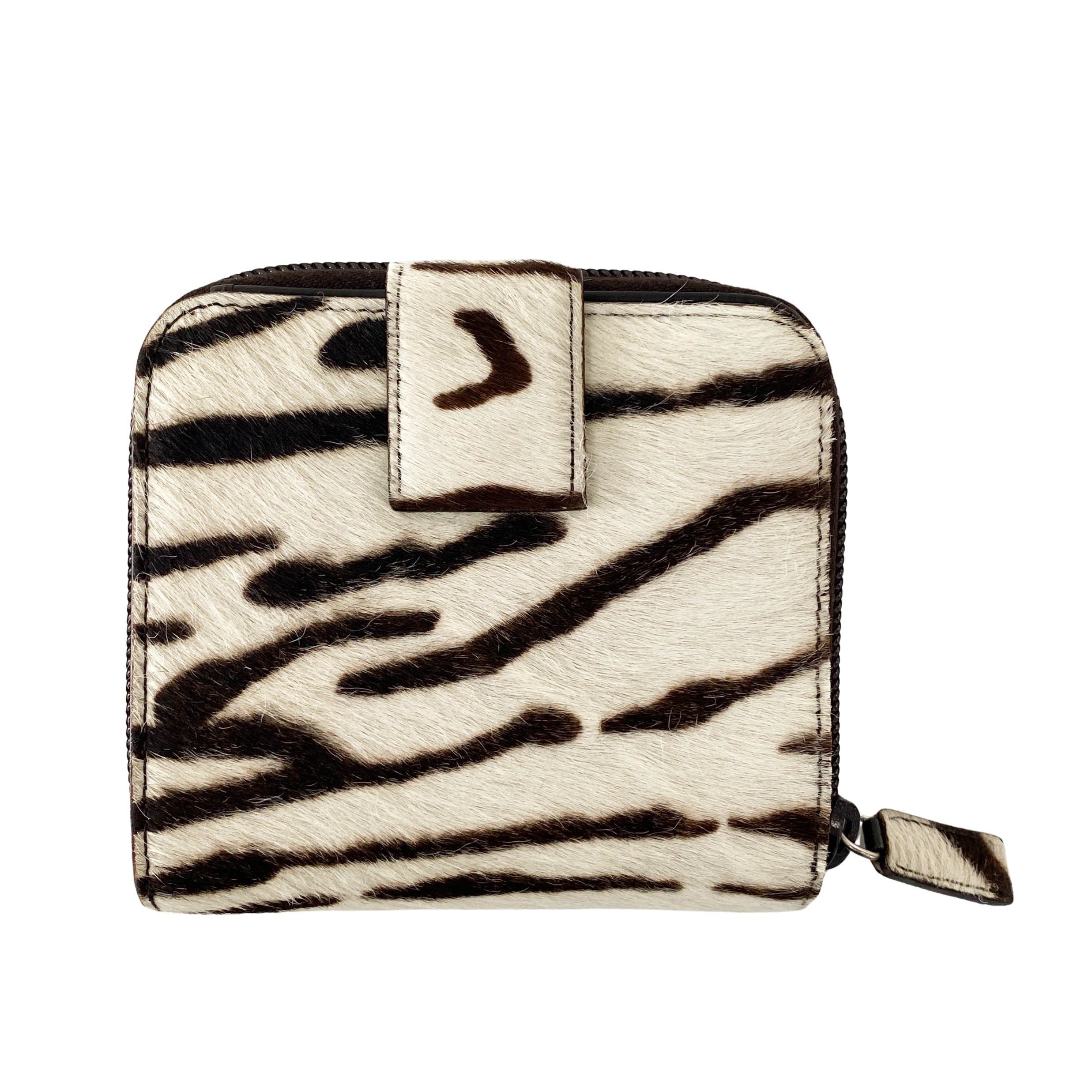 Zebra Print Pony Hair Purse