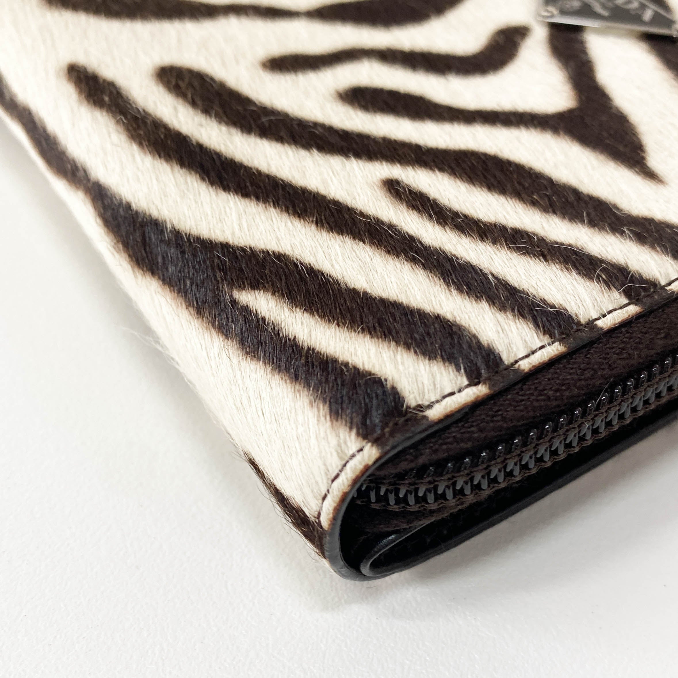 Zebra Print Pony Hair Purse