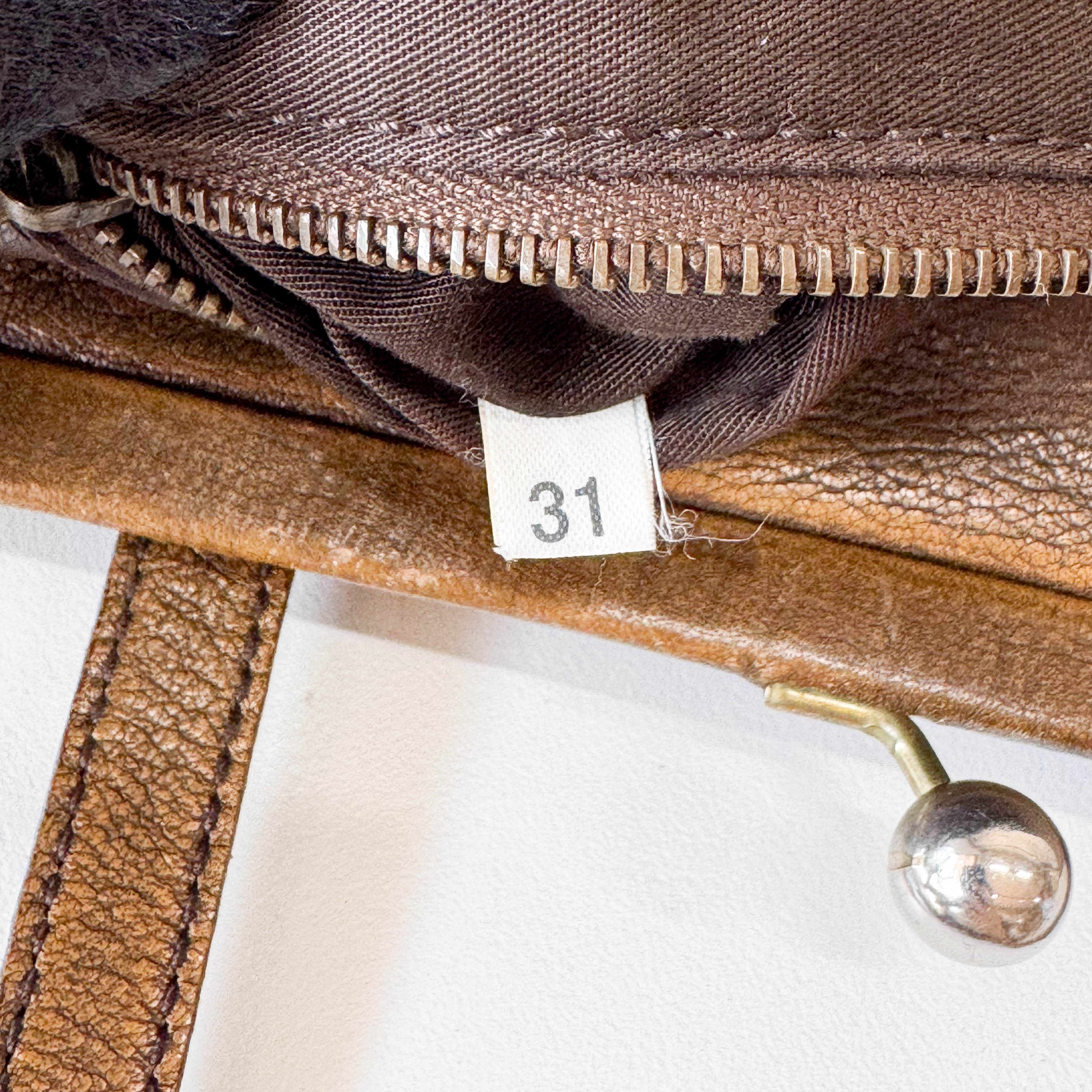 Archive Brown Leather Shoulder Bag