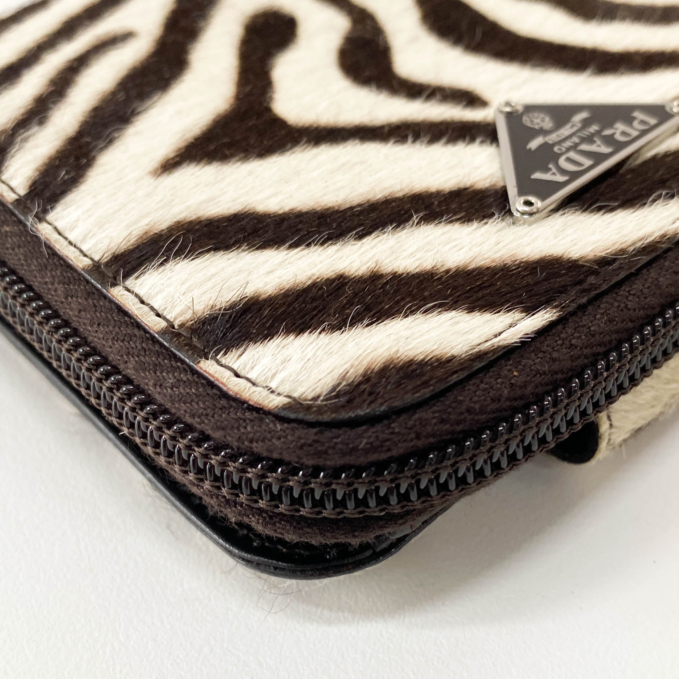 Zebra Print Pony Hair Purse