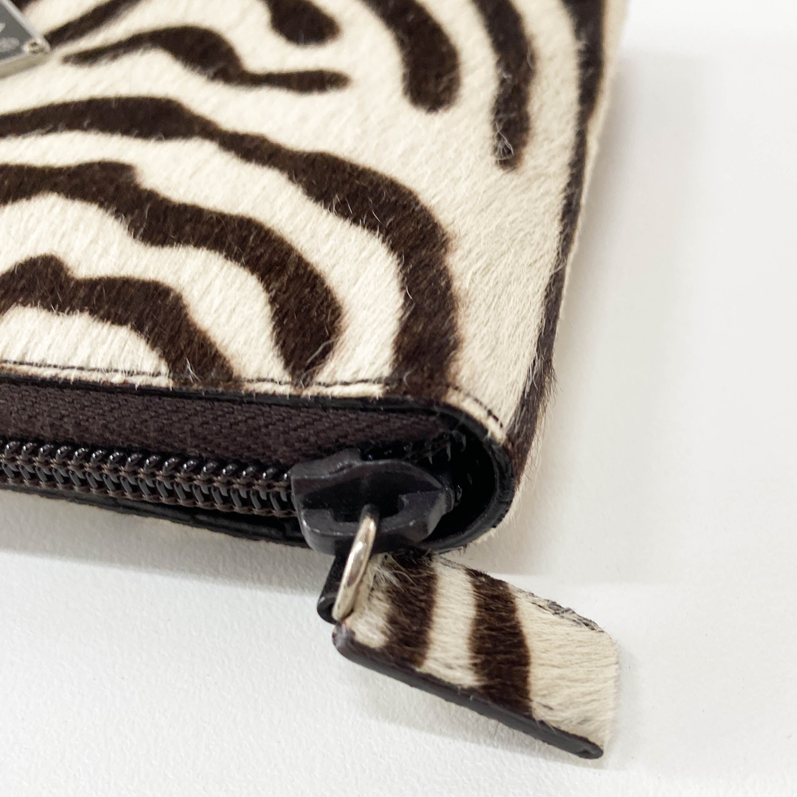 Zebra Print Pony Hair Purse