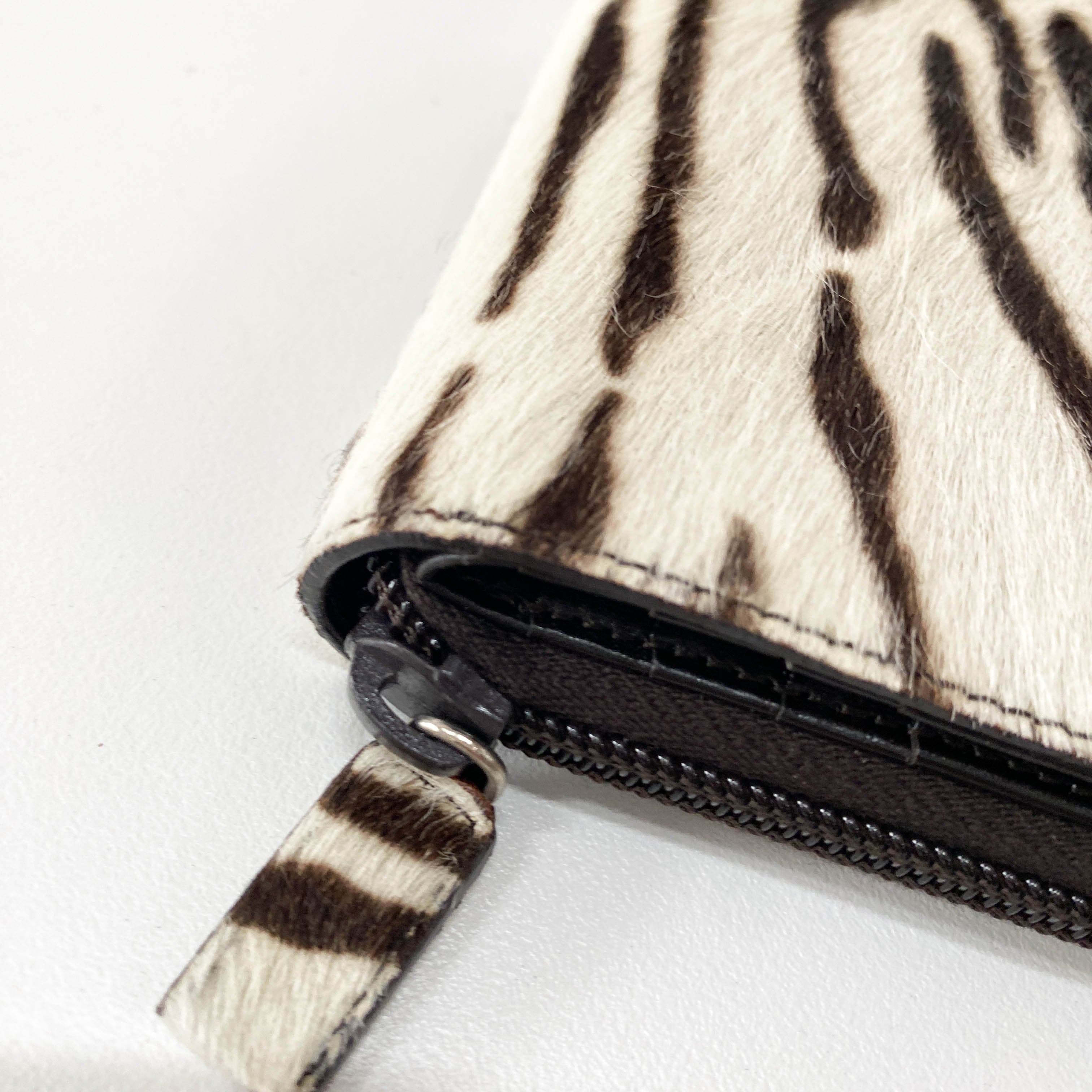 Zebra Print Pony Hair Purse