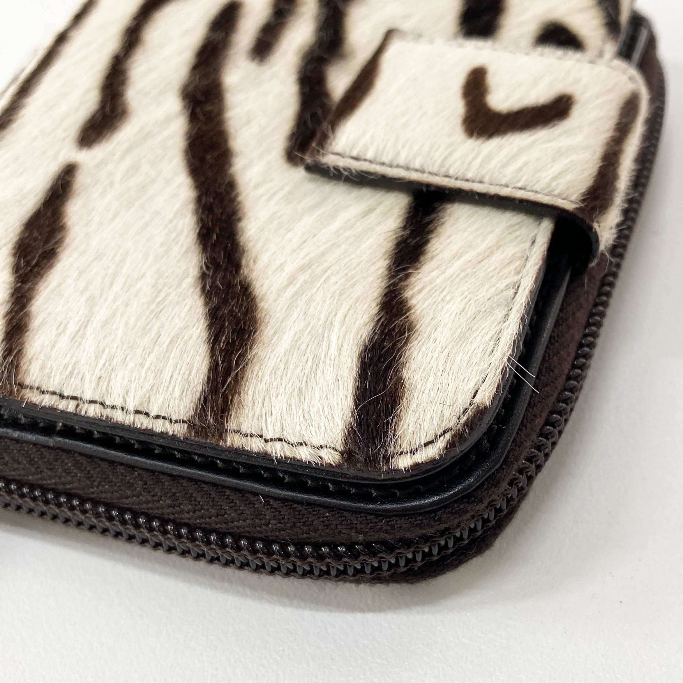 Zebra Print Pony Hair Purse
