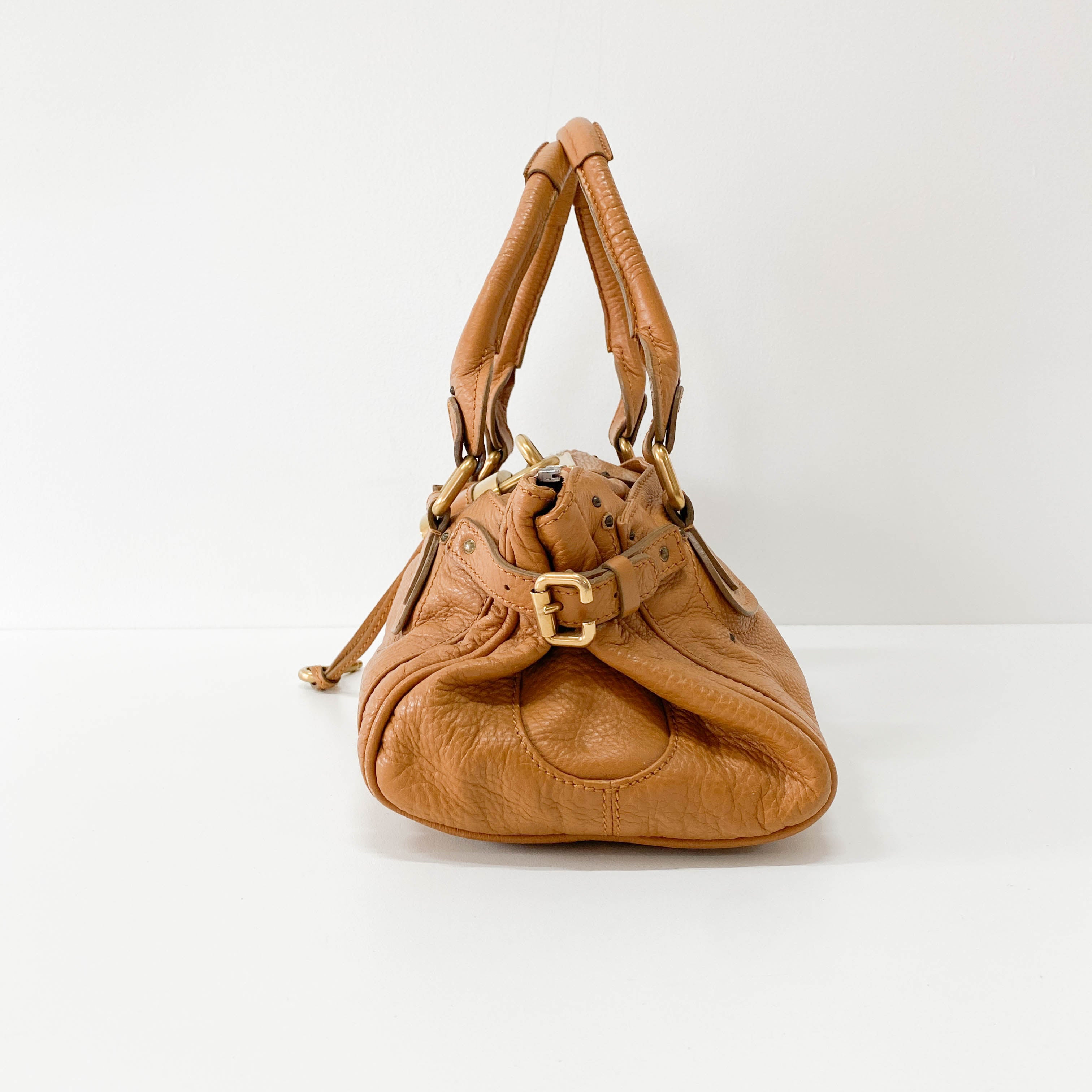Paddington Brown Leather Shoulder Bag