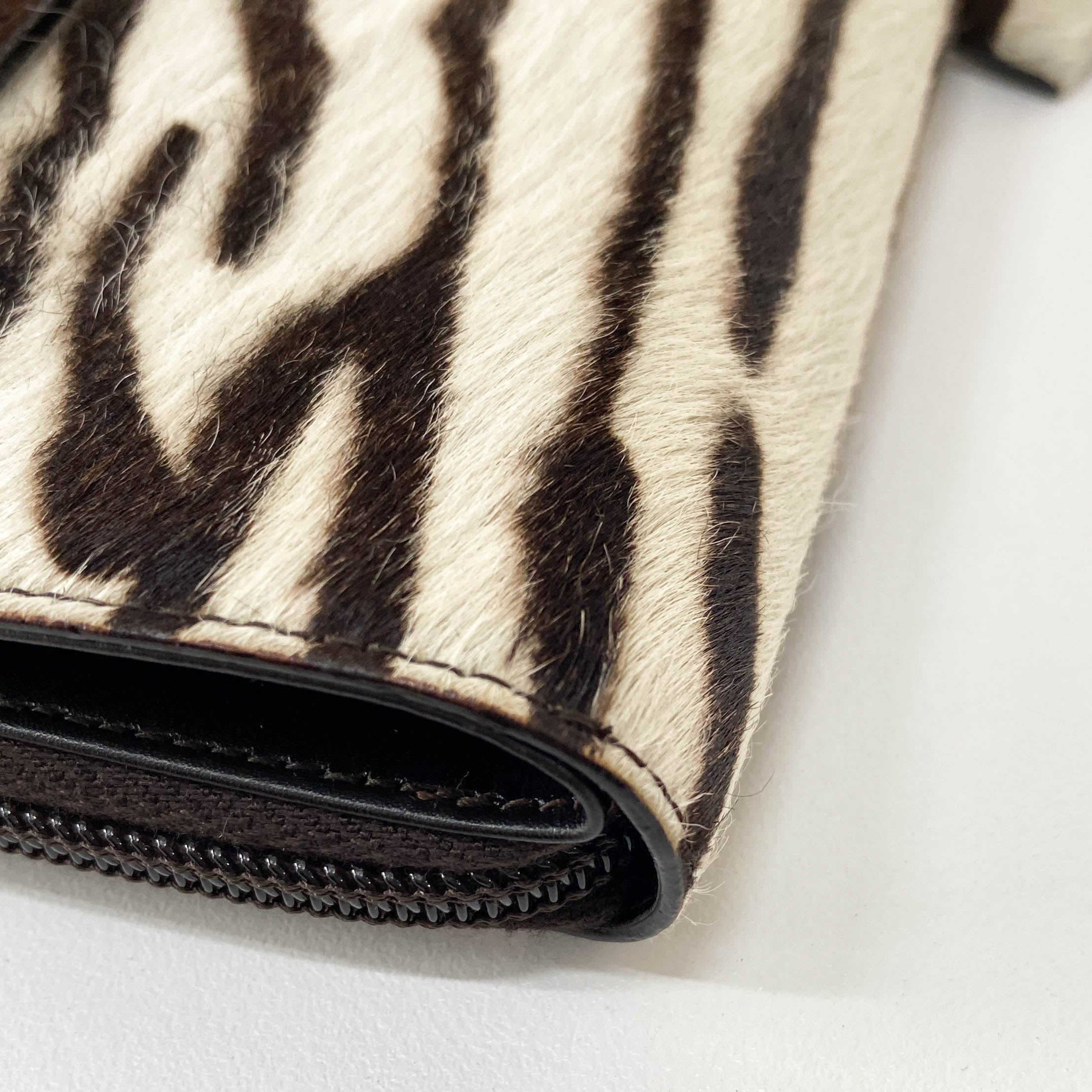 Zebra Print Pony Hair Purse