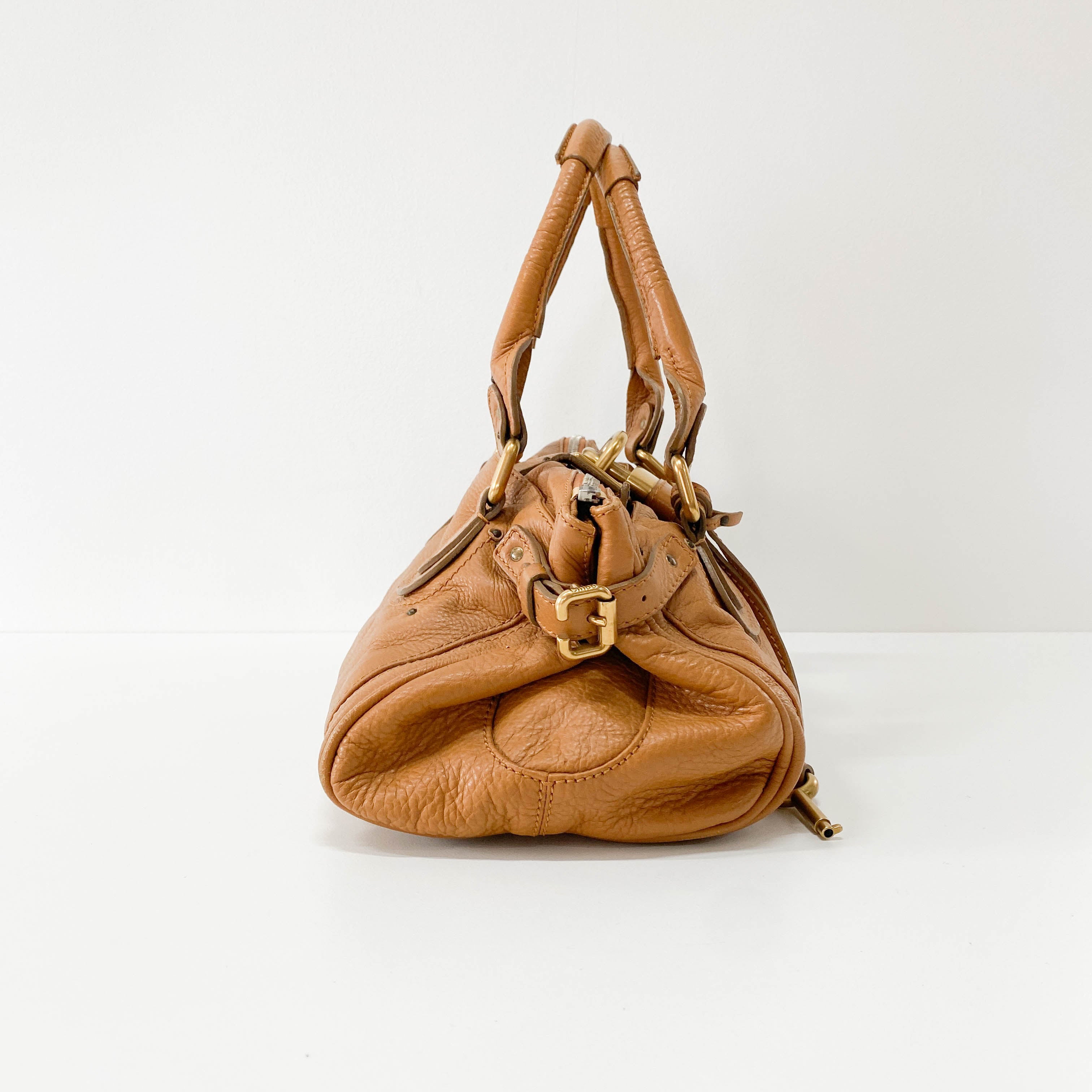 Paddington Brown Leather Shoulder Bag