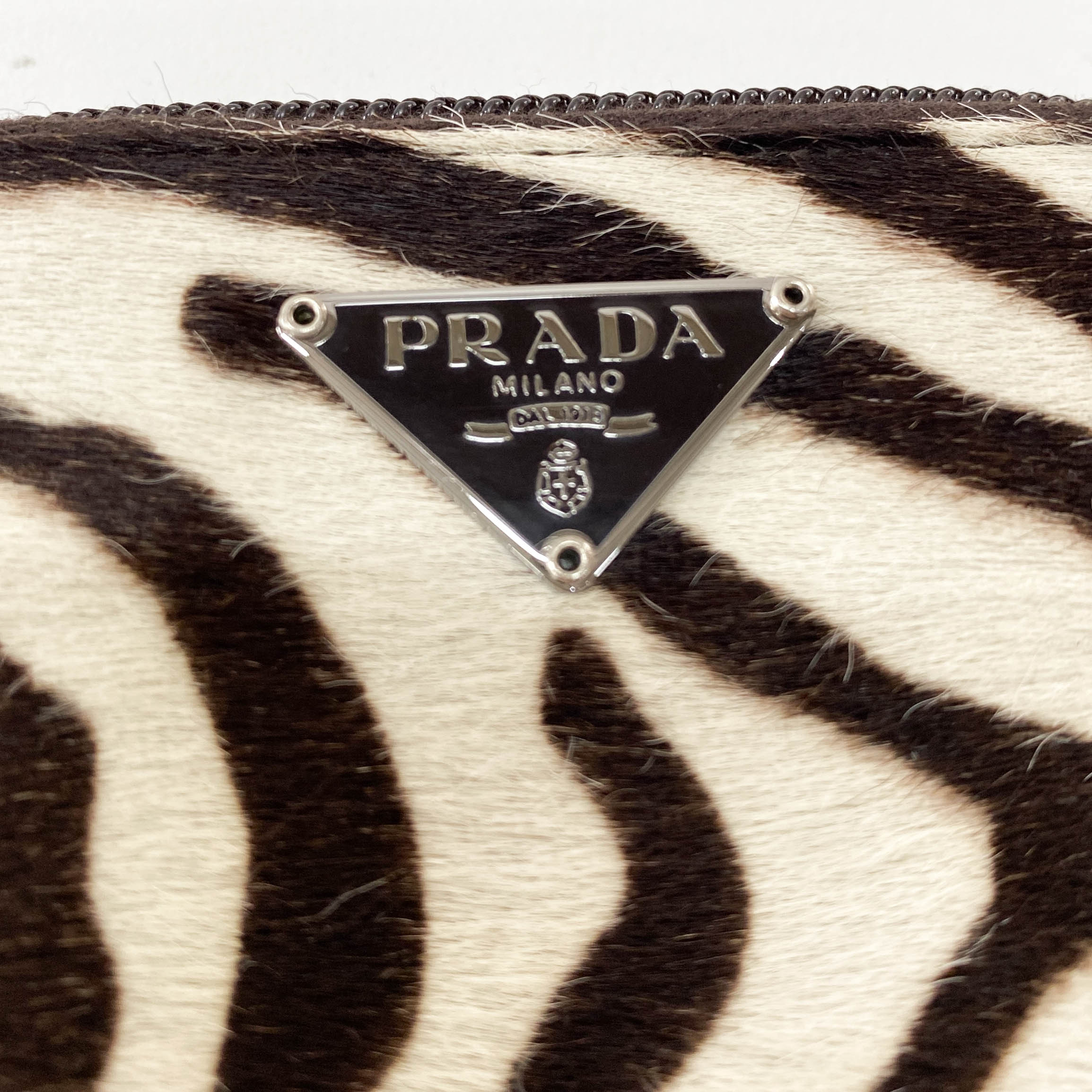 Zebra Print Pony Hair Purse