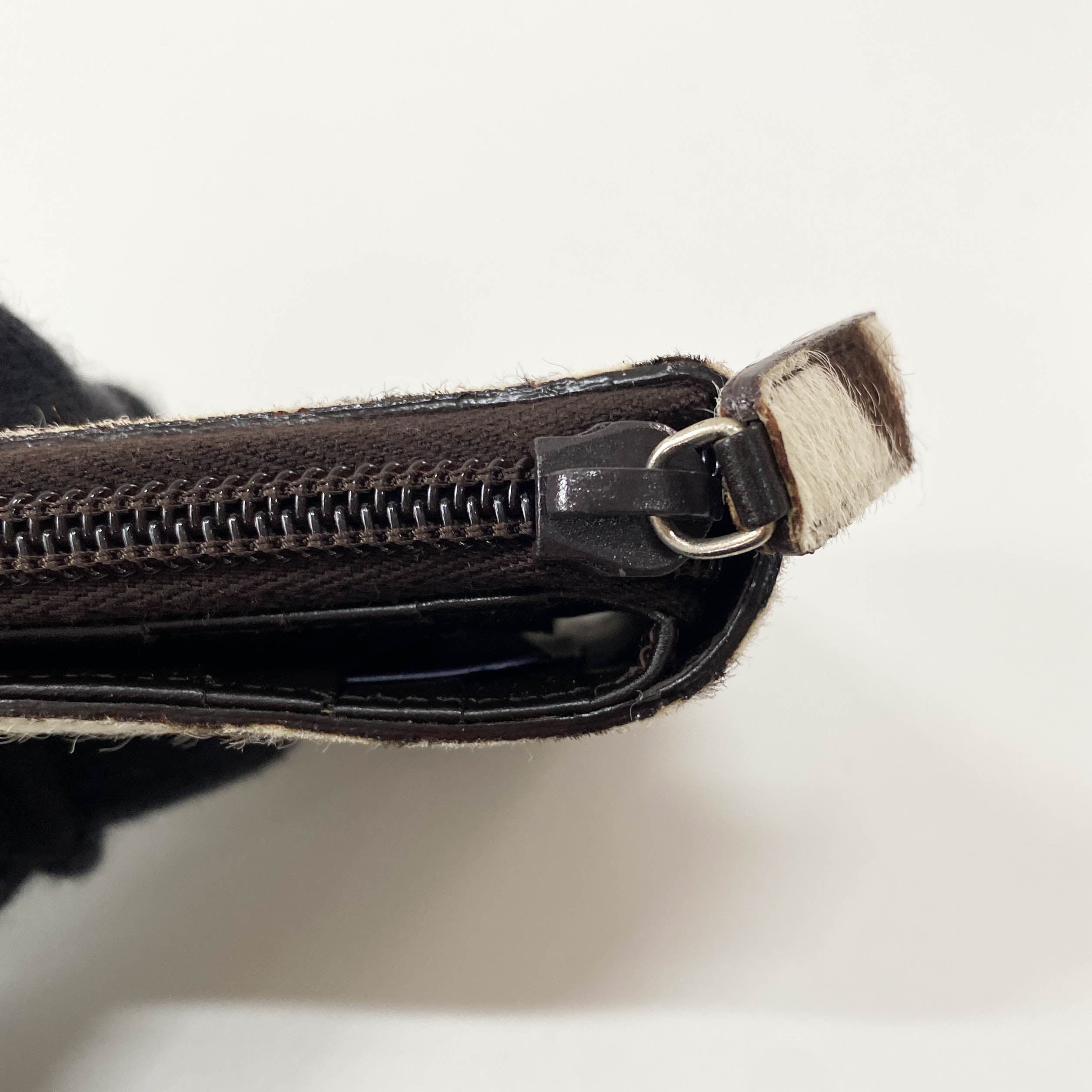 Zebra Print Pony Hair Purse