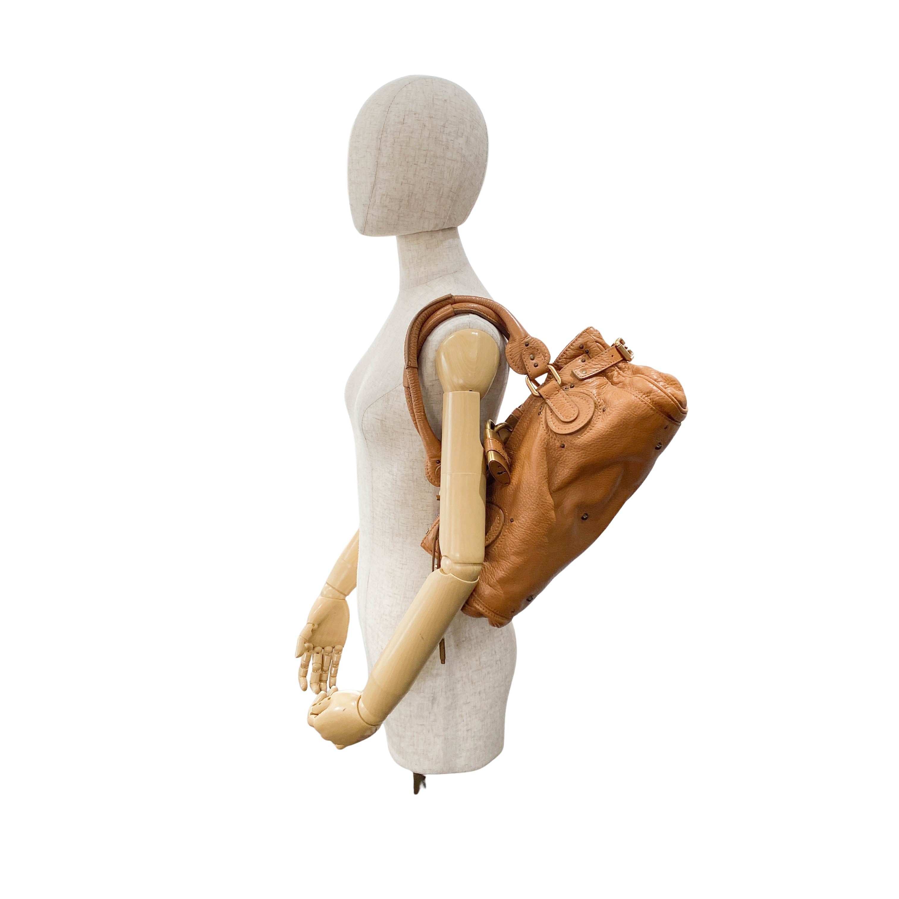 Paddington Brown Leather Shoulder Bag