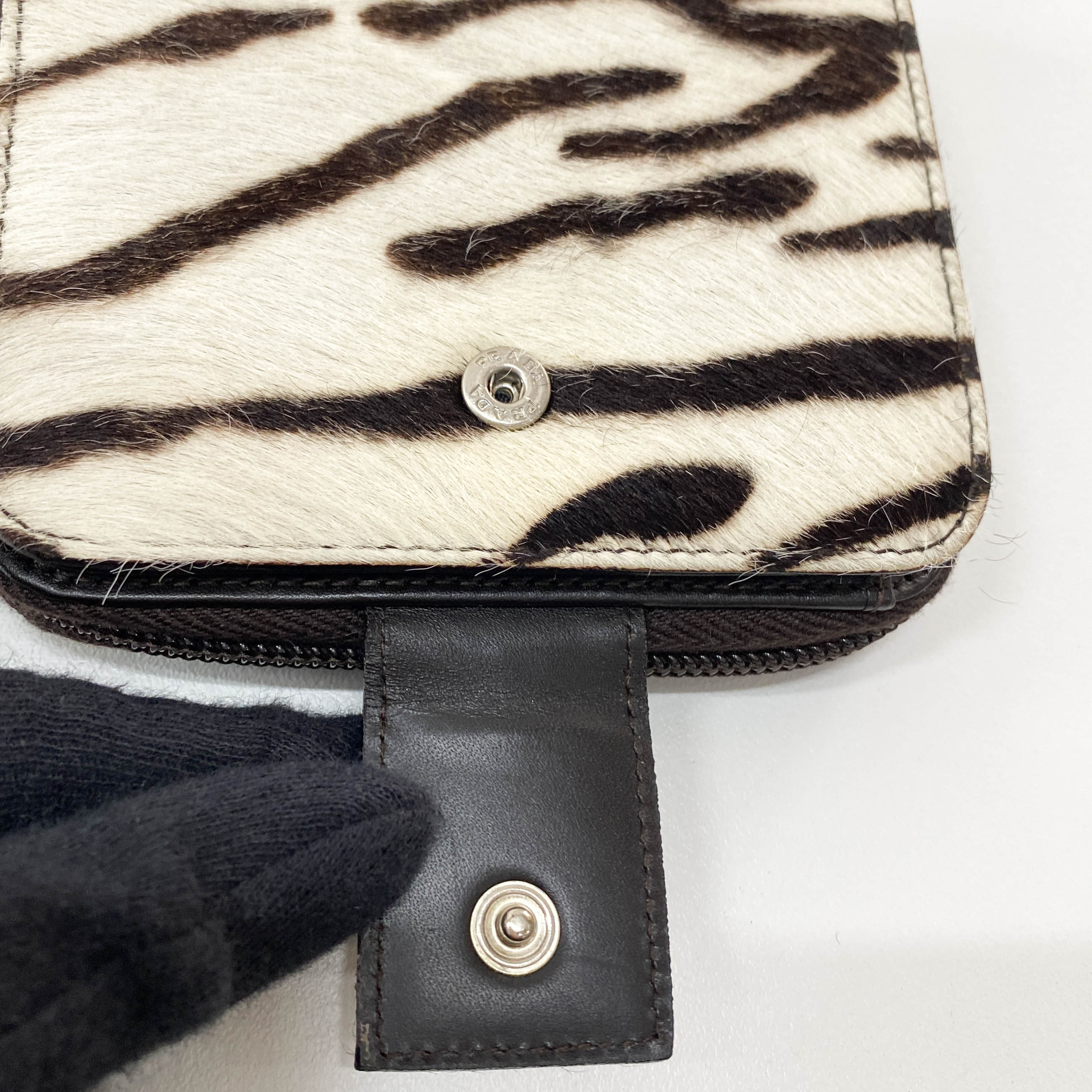 Zebra Print Pony Hair Purse